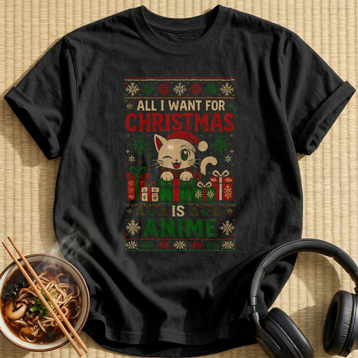 All I Want For Christmas Is Anime 28 - Black