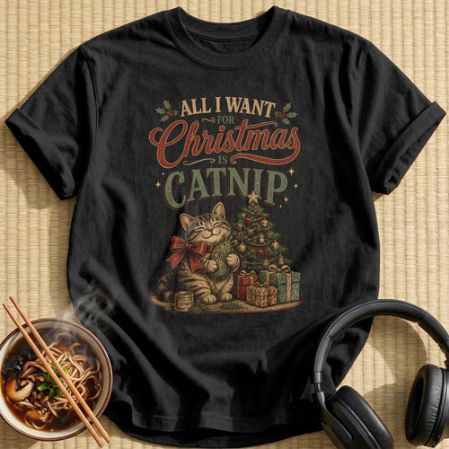 All I Want For Christmas Is Catnip 14 - Black
