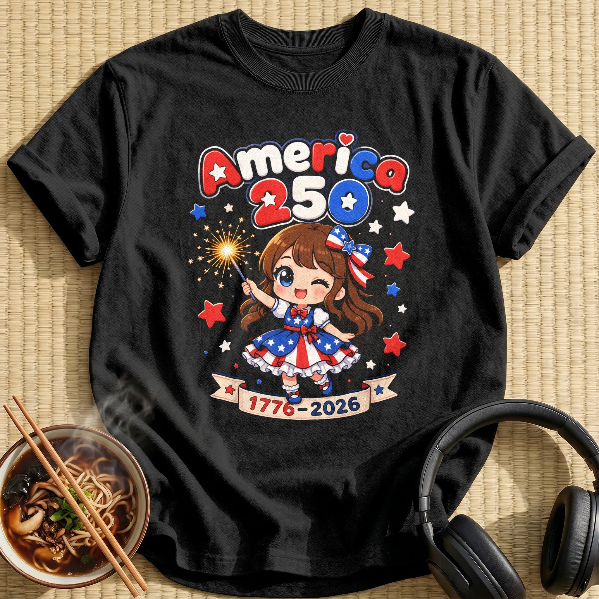 America 250 Chibi Star