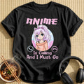 Anime Is Calling Unicorn Girl - Black