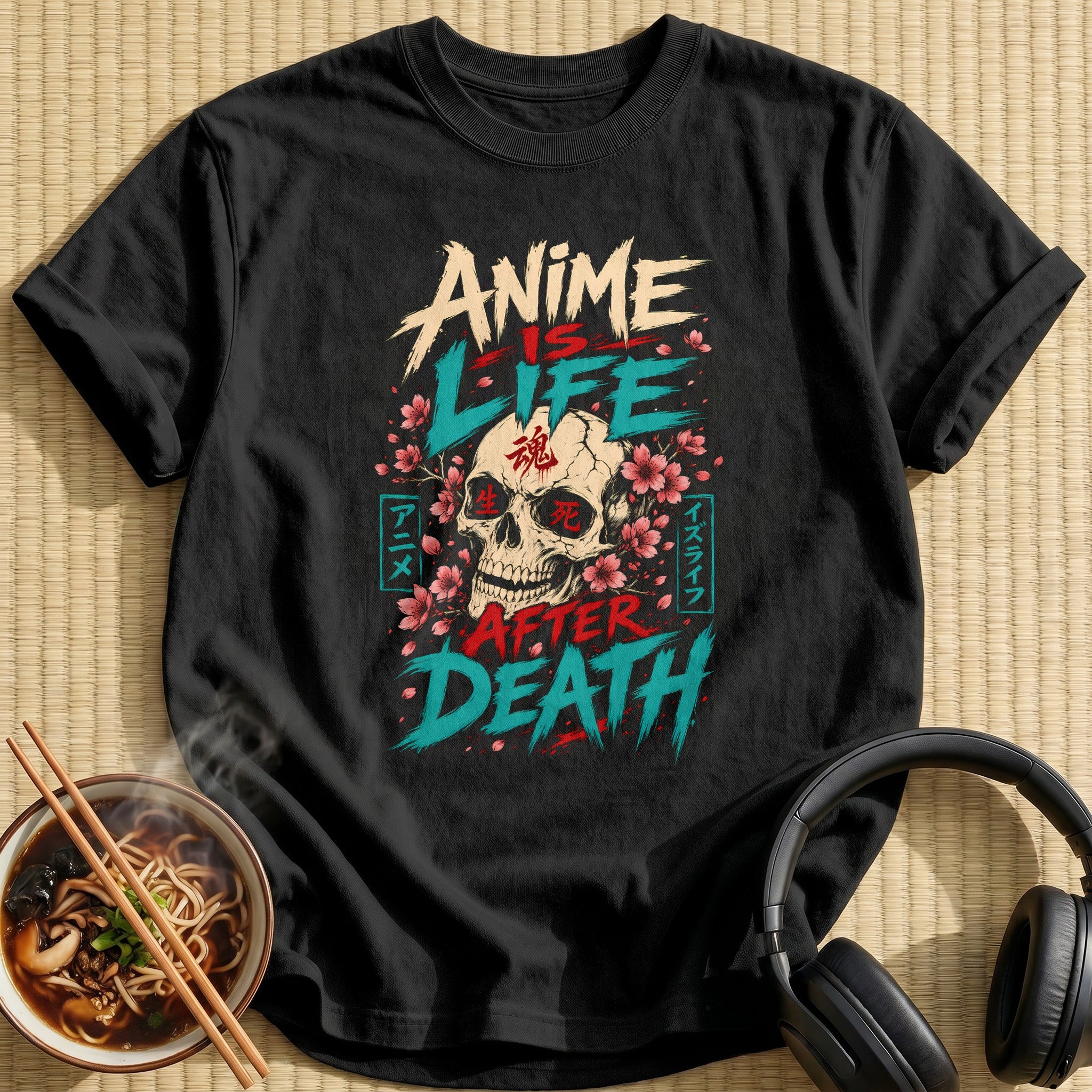 Anime Is Life After Death - Black