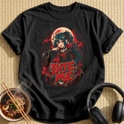 Bite Me Anime Vampire - Black