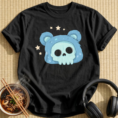 Blue Bear Hood Skull