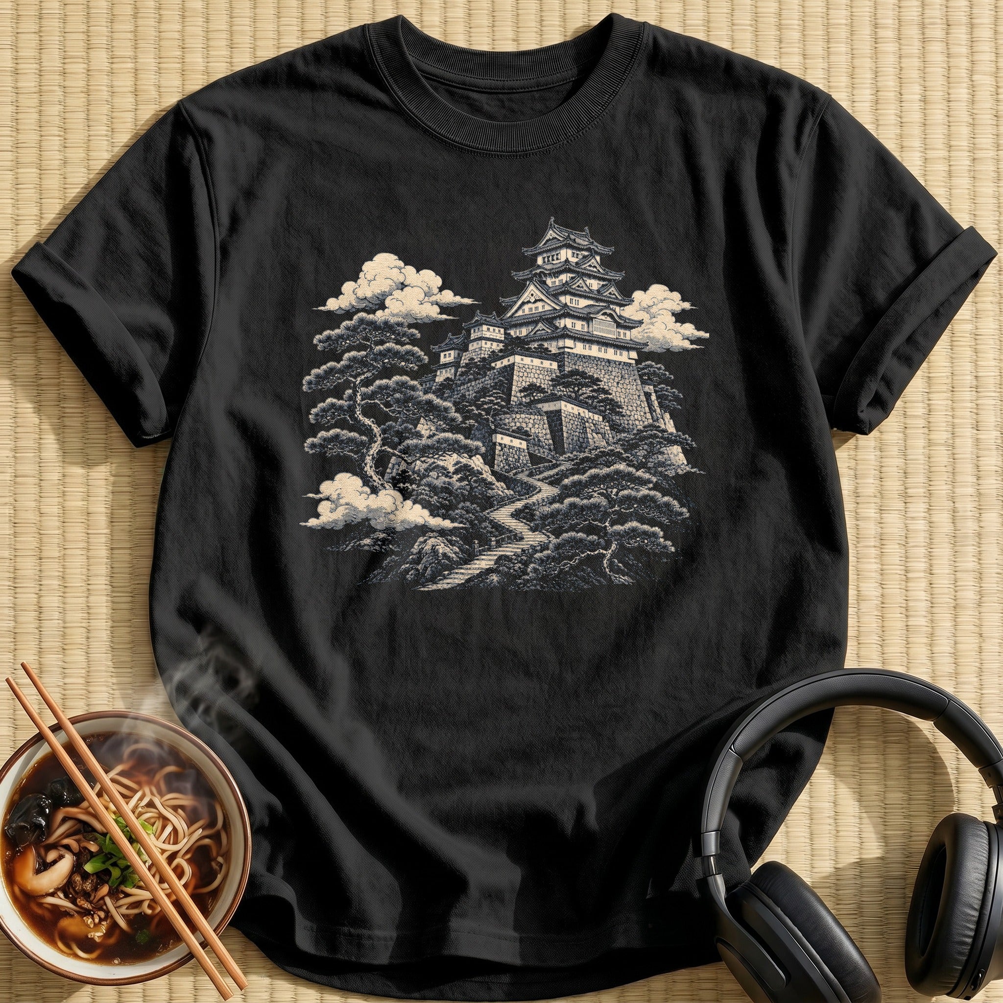 Blue Japanese Castle Pine Trees