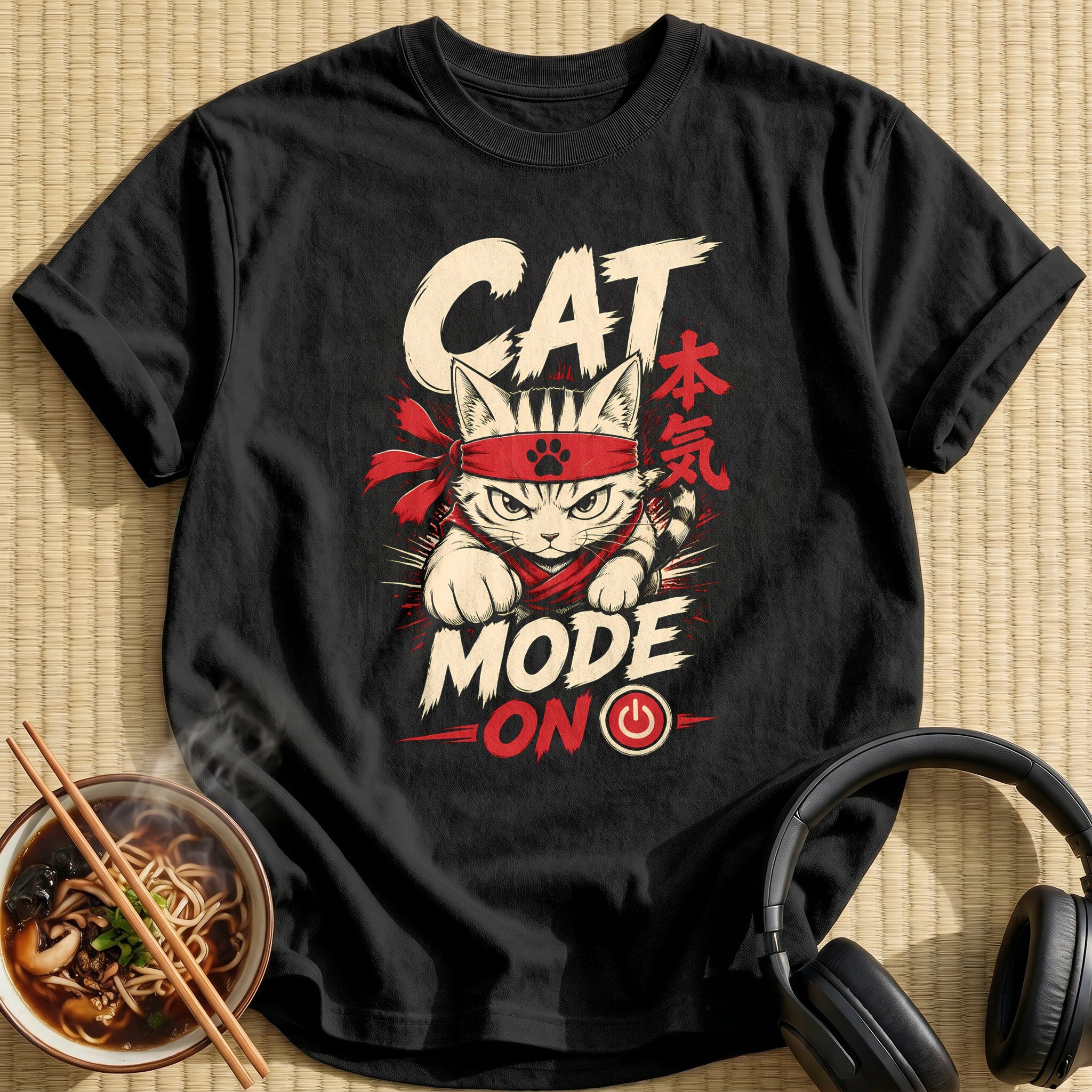 Cat Mode On 74 - Black
