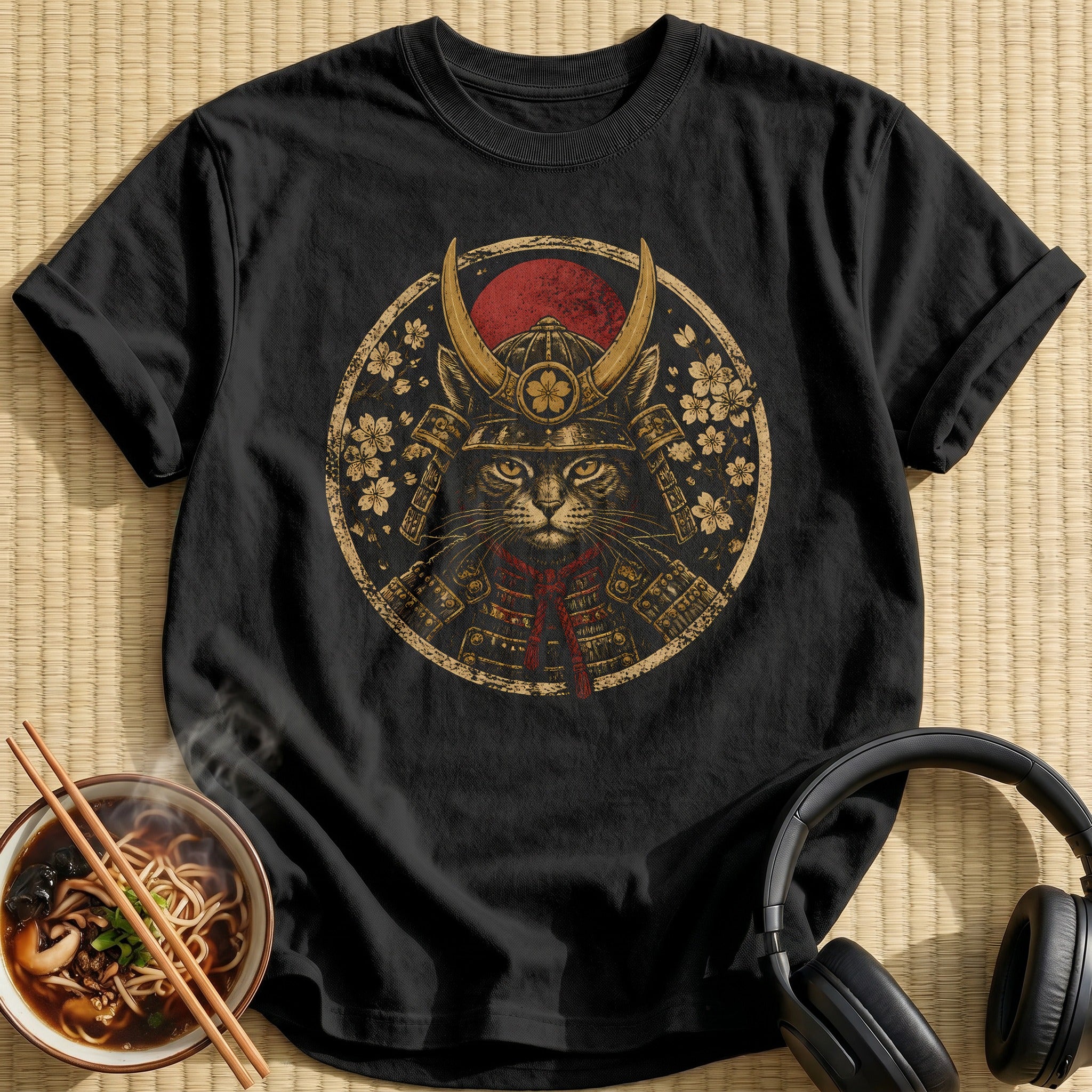 Cat Samurai 46 - Black
