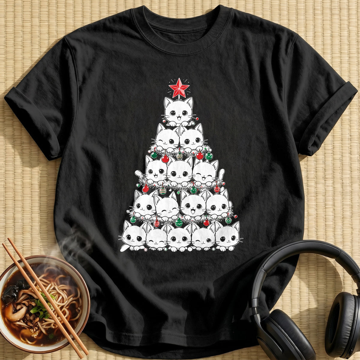 Cat Tree Baubles 35 - Black
