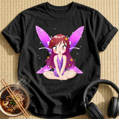 Cute Chibi Magical Fairy Girl - Black