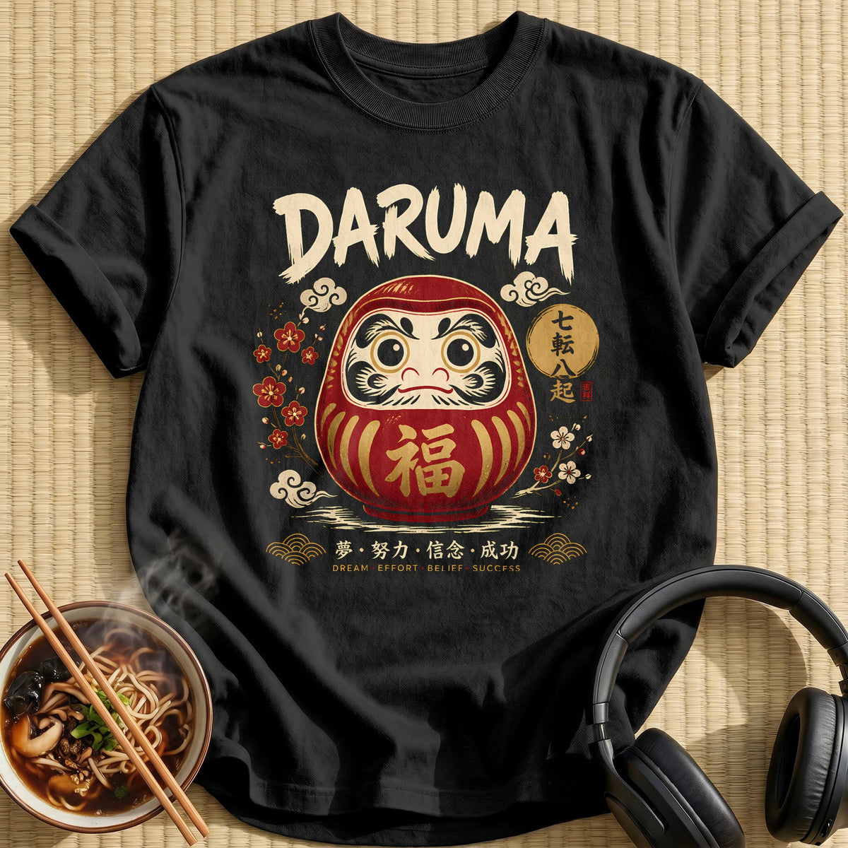 Daruma Folk 47 - Black