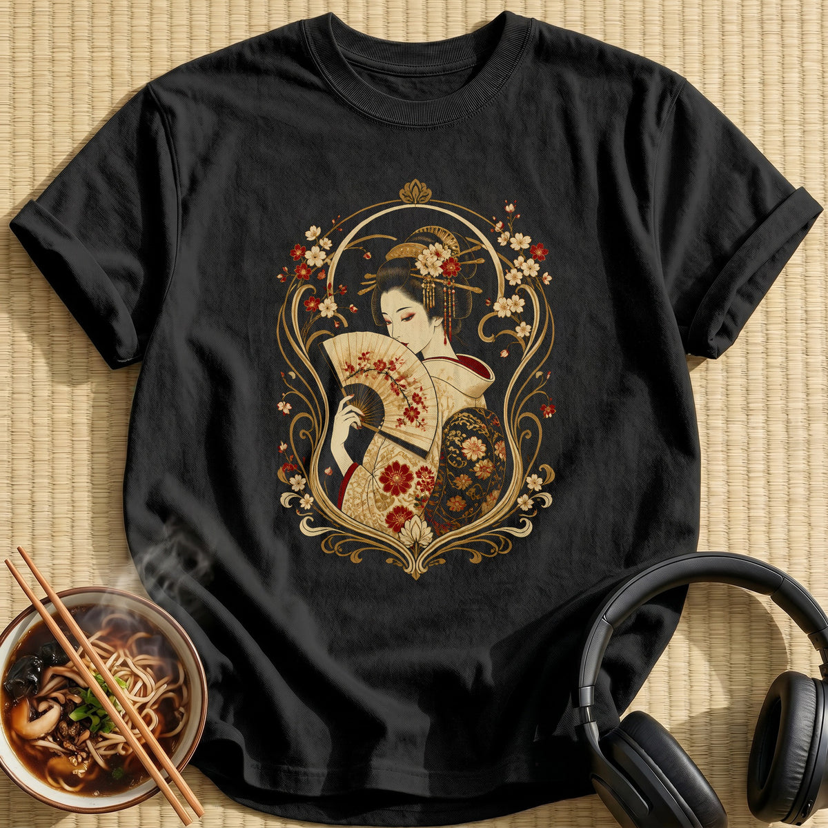 Geisha Nouveau 15 - Black
