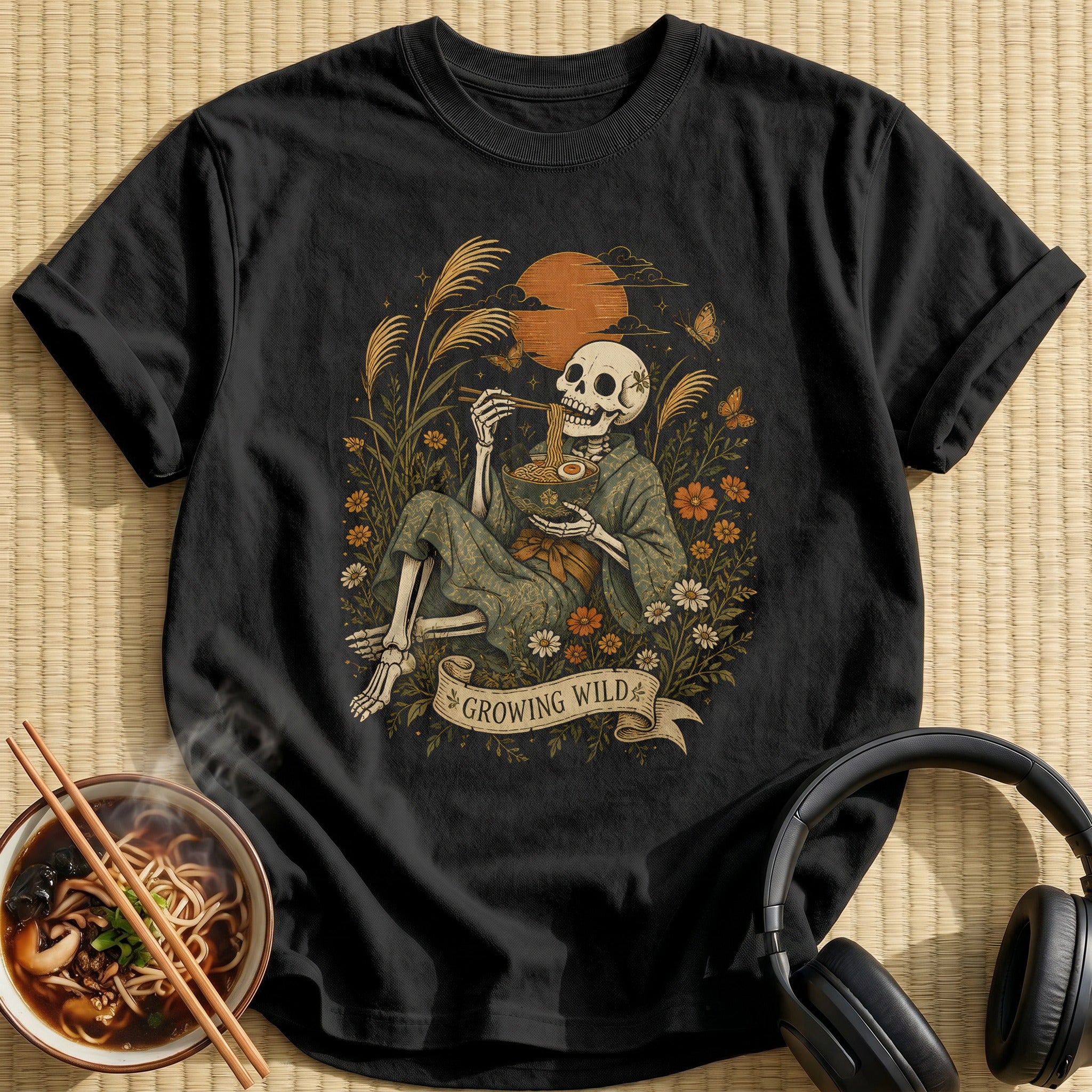 Growing Wild Skeleton - Black