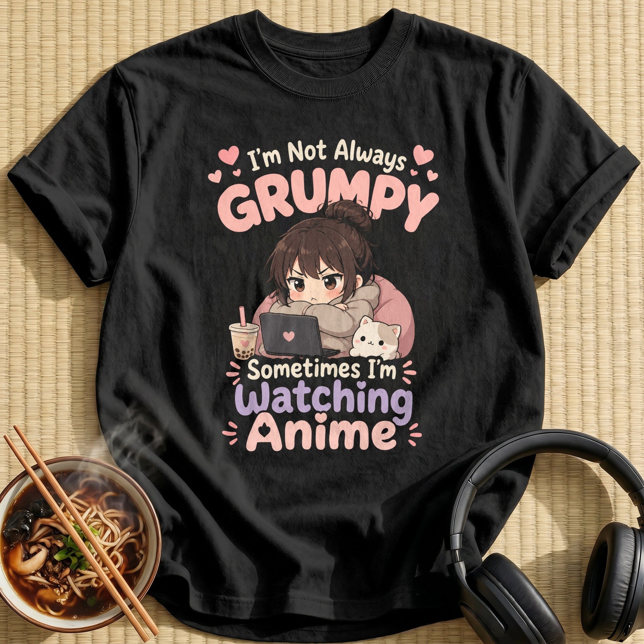 I'm Not Always Grumpy Sometimes I'm Watching Anime