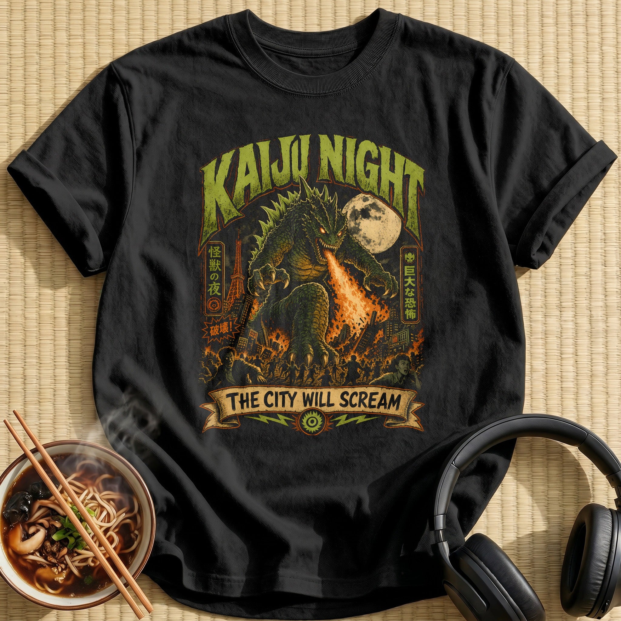 Kaiju Night Anime - Black