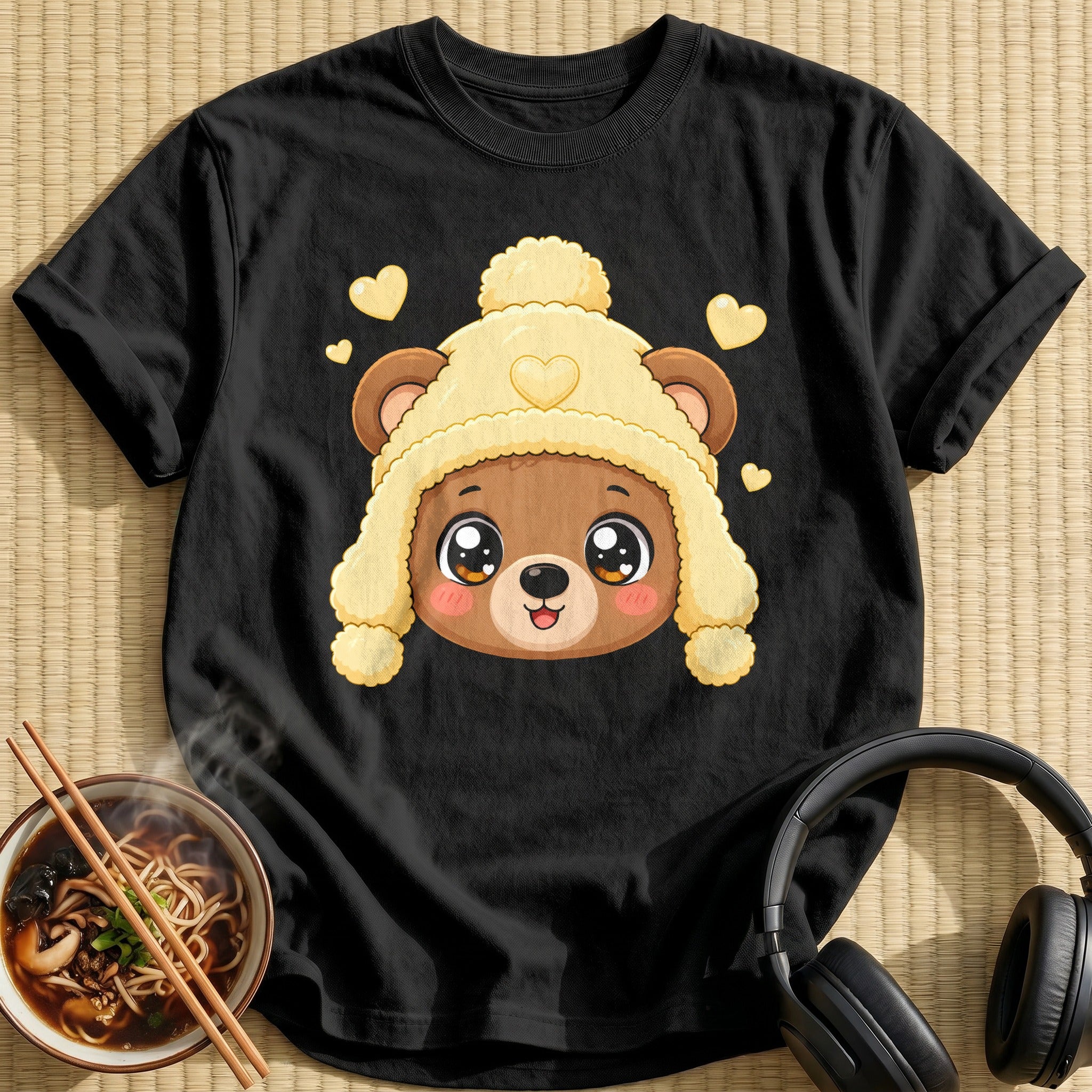 Kawaii Bear (Butter Yellow Hat)