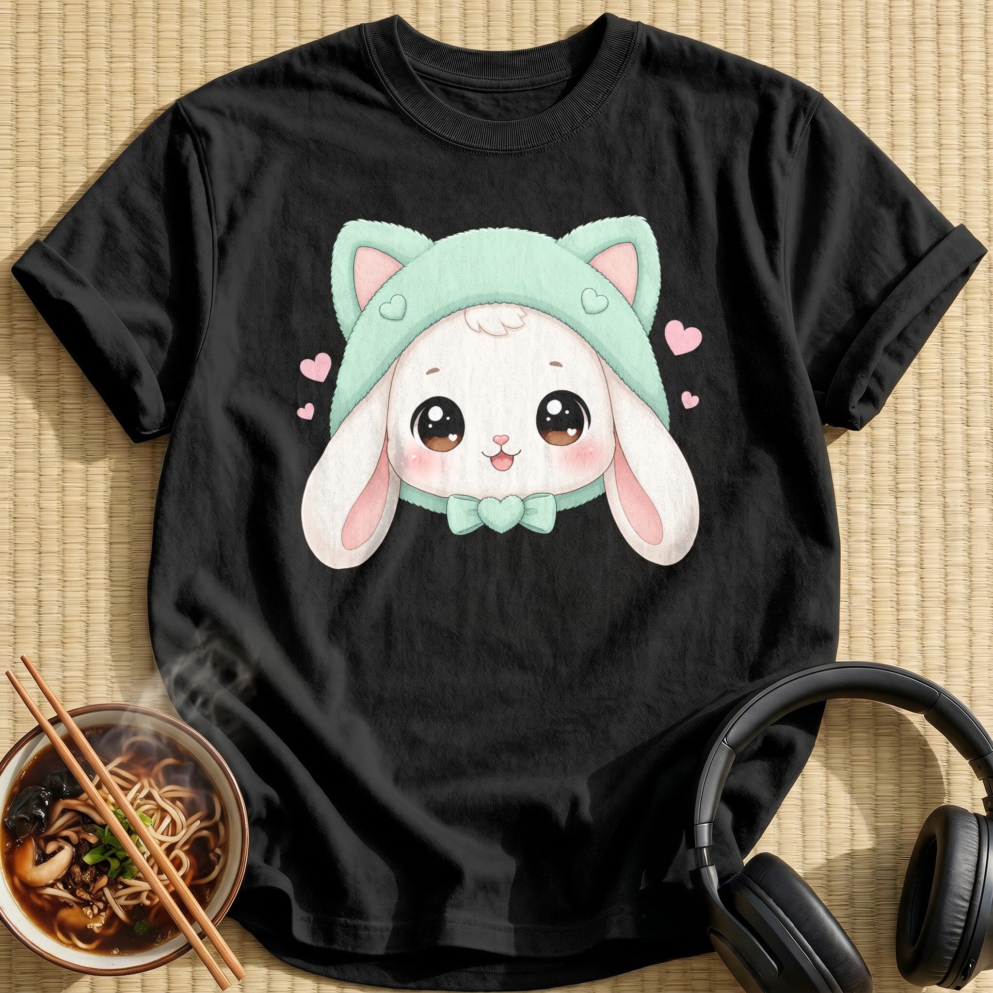 Kawaii Bunny (Mint Hat)