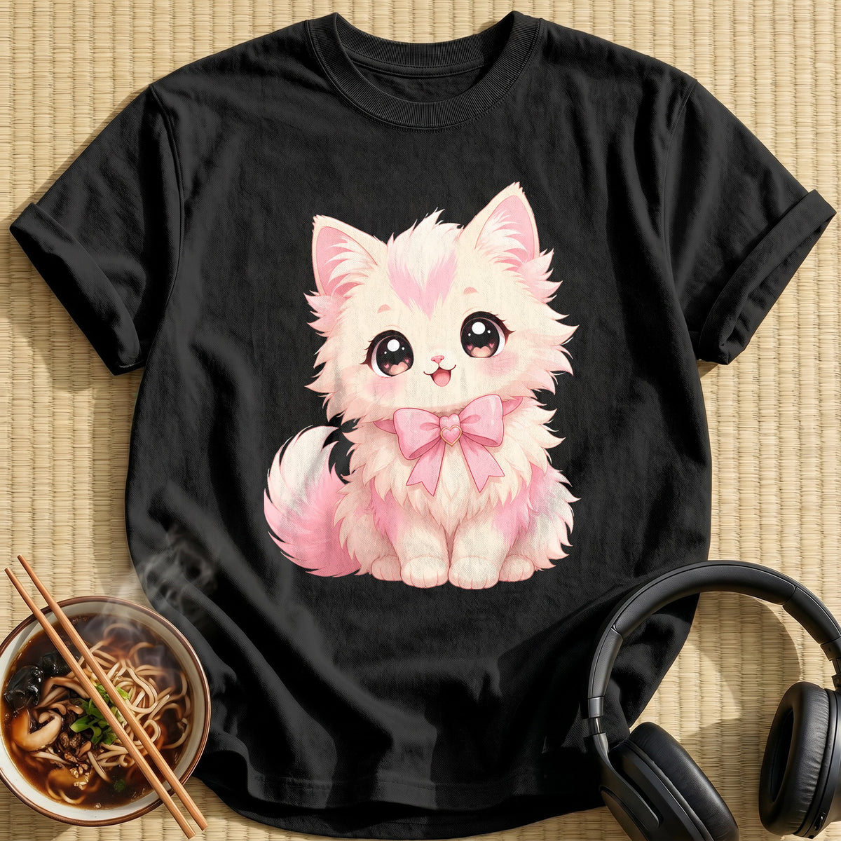 Kawaii Cat 41 - Black