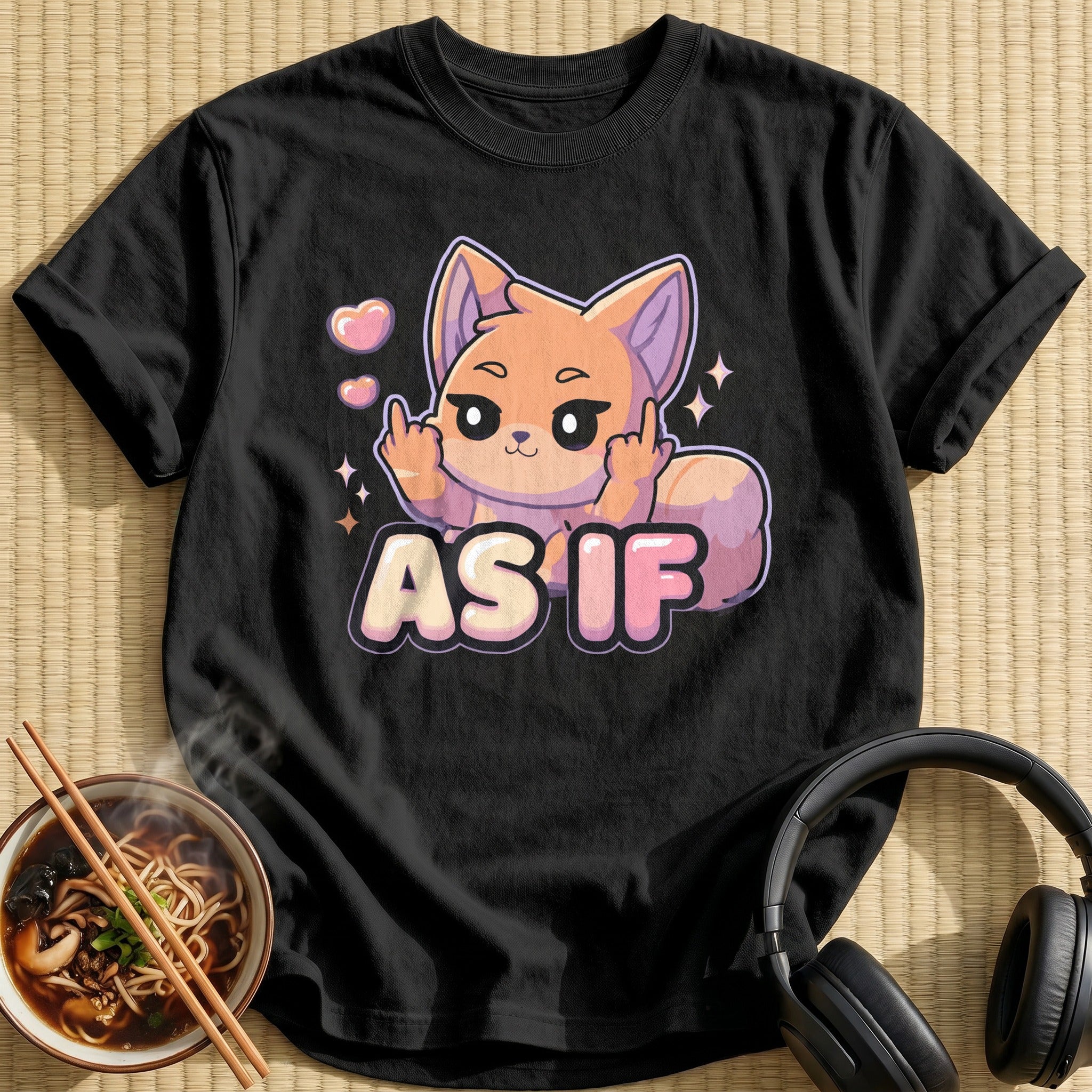 Kawaii Chibi Fox Saying As If