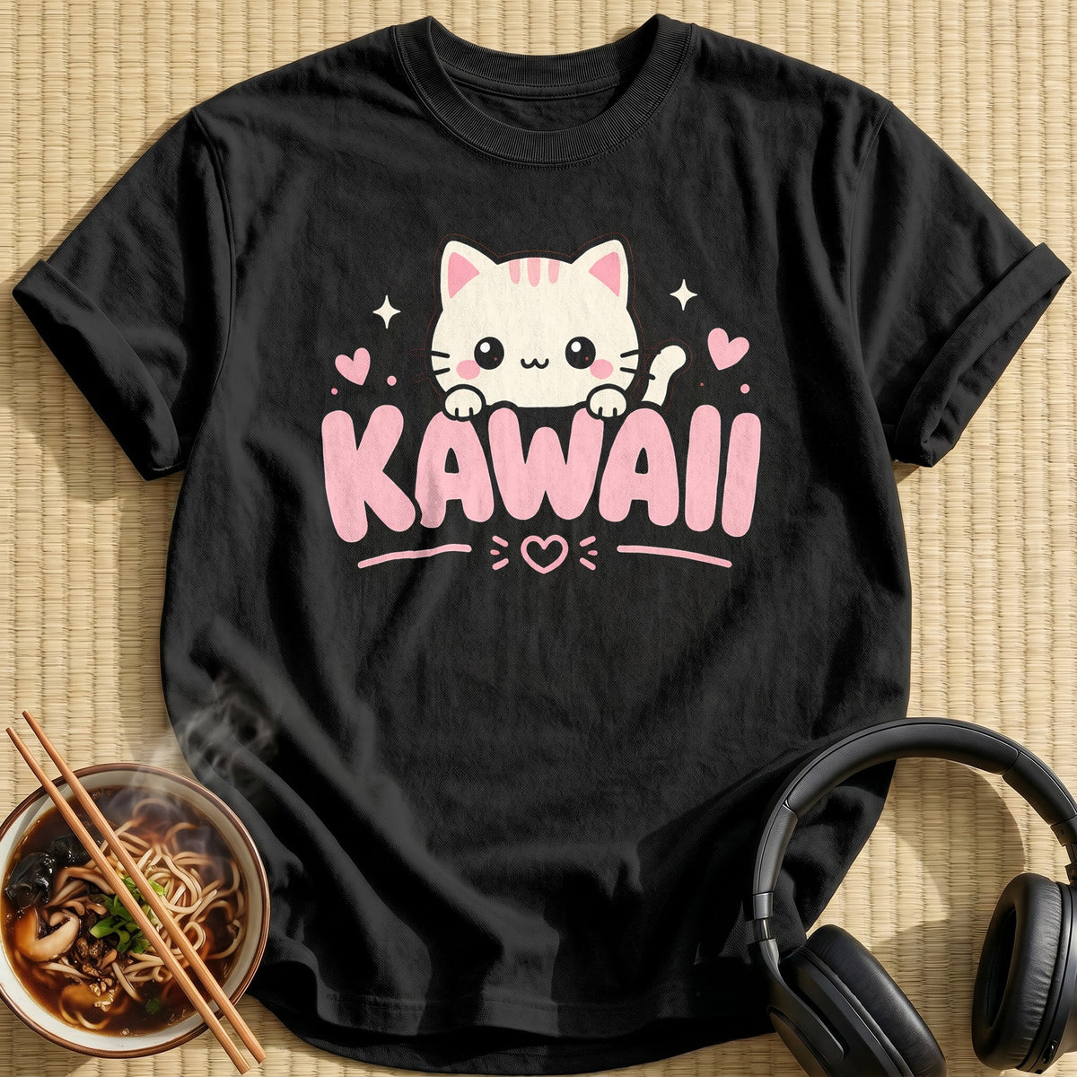 Kawaii Minimalist 13 - Black
