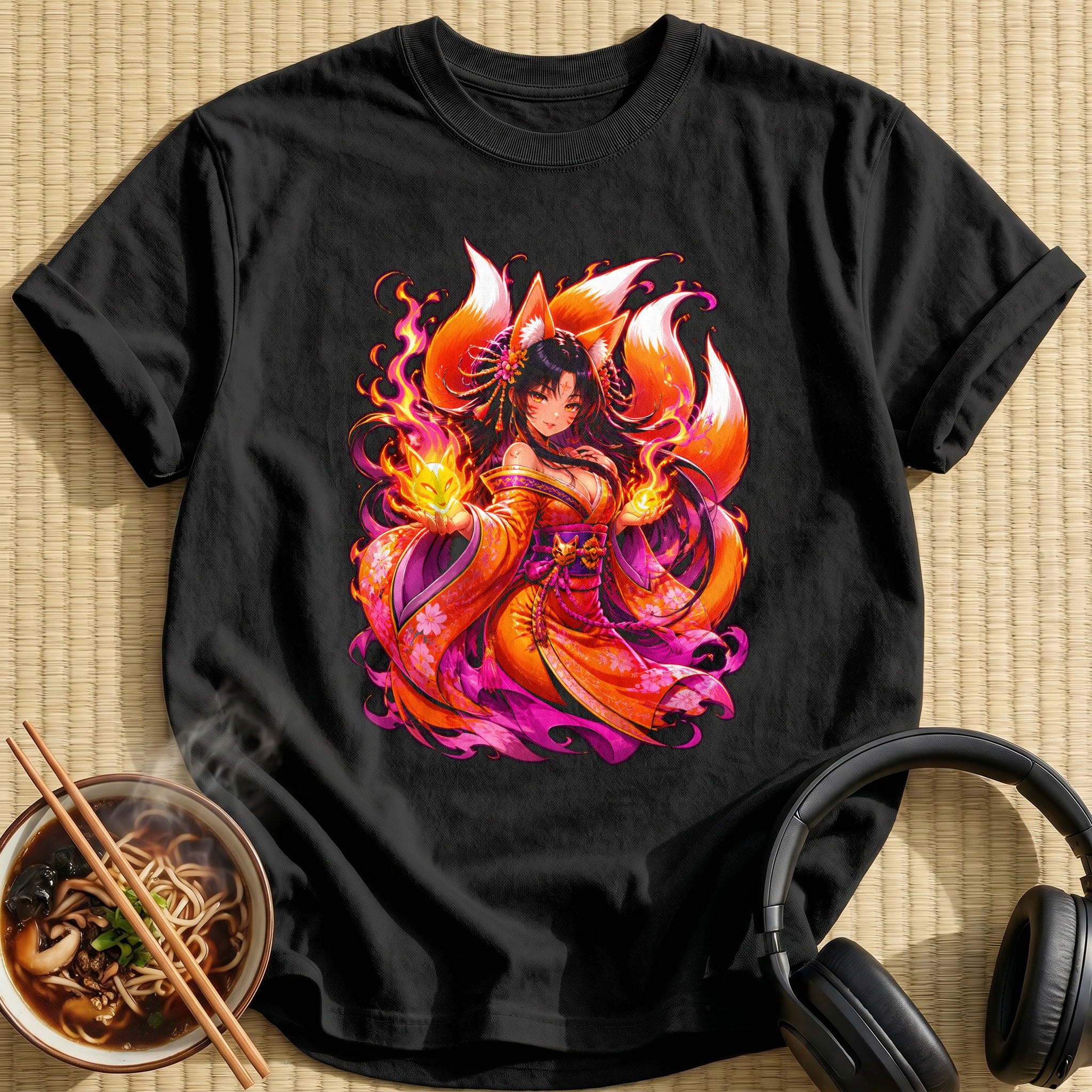 Kitsune Girl 56 - Black