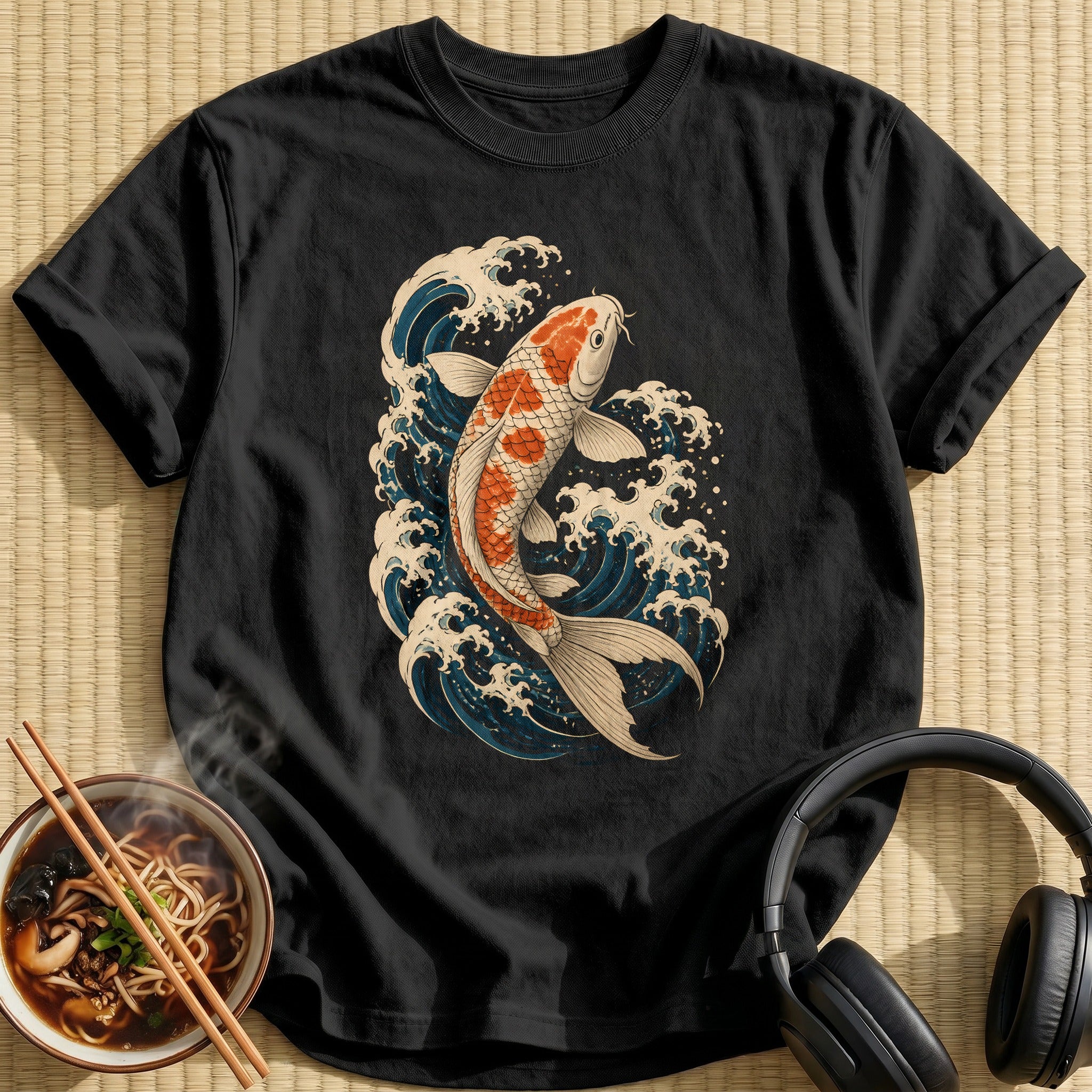 Koi Ukiyoe 98 - Black