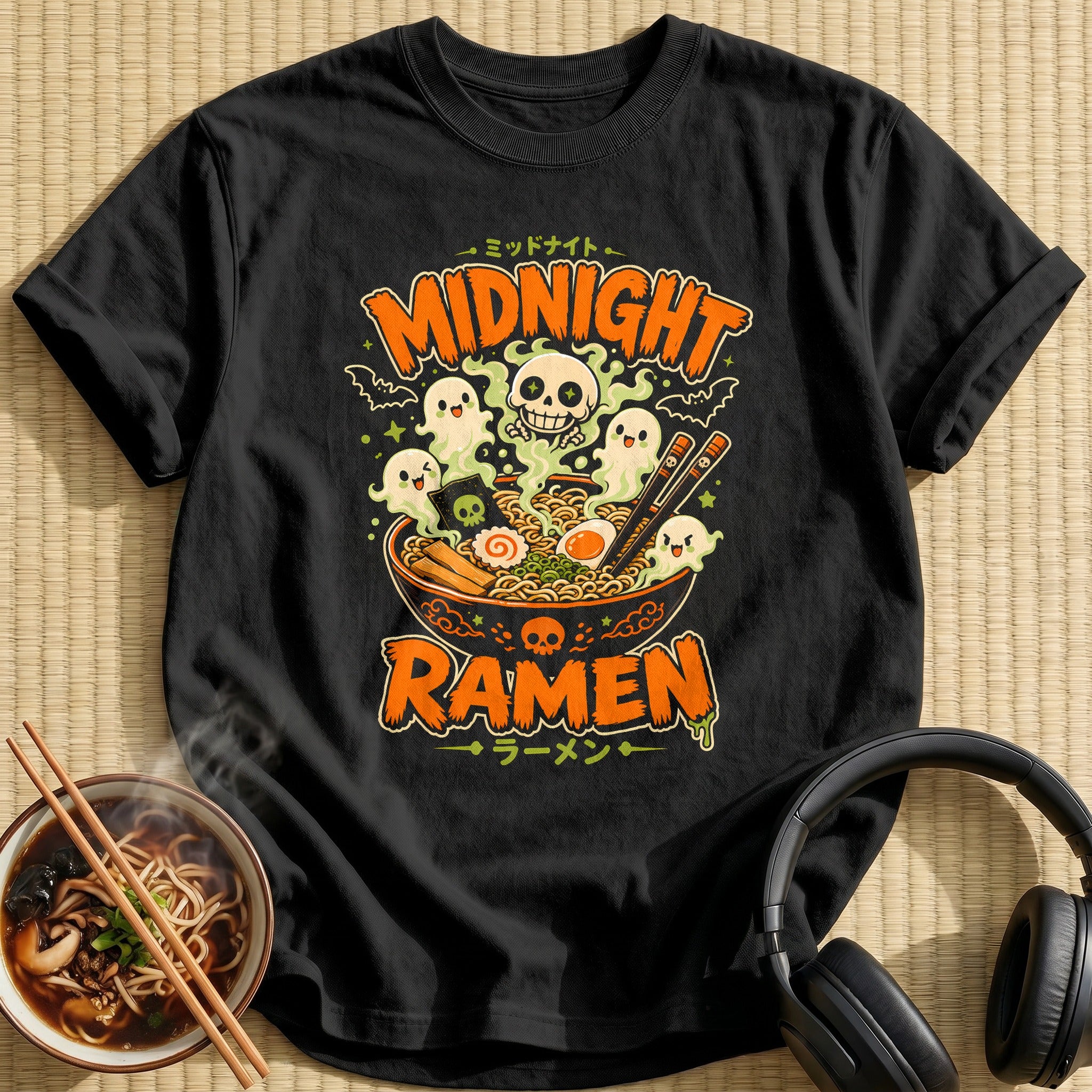 Midnight Ramen Anime - Black