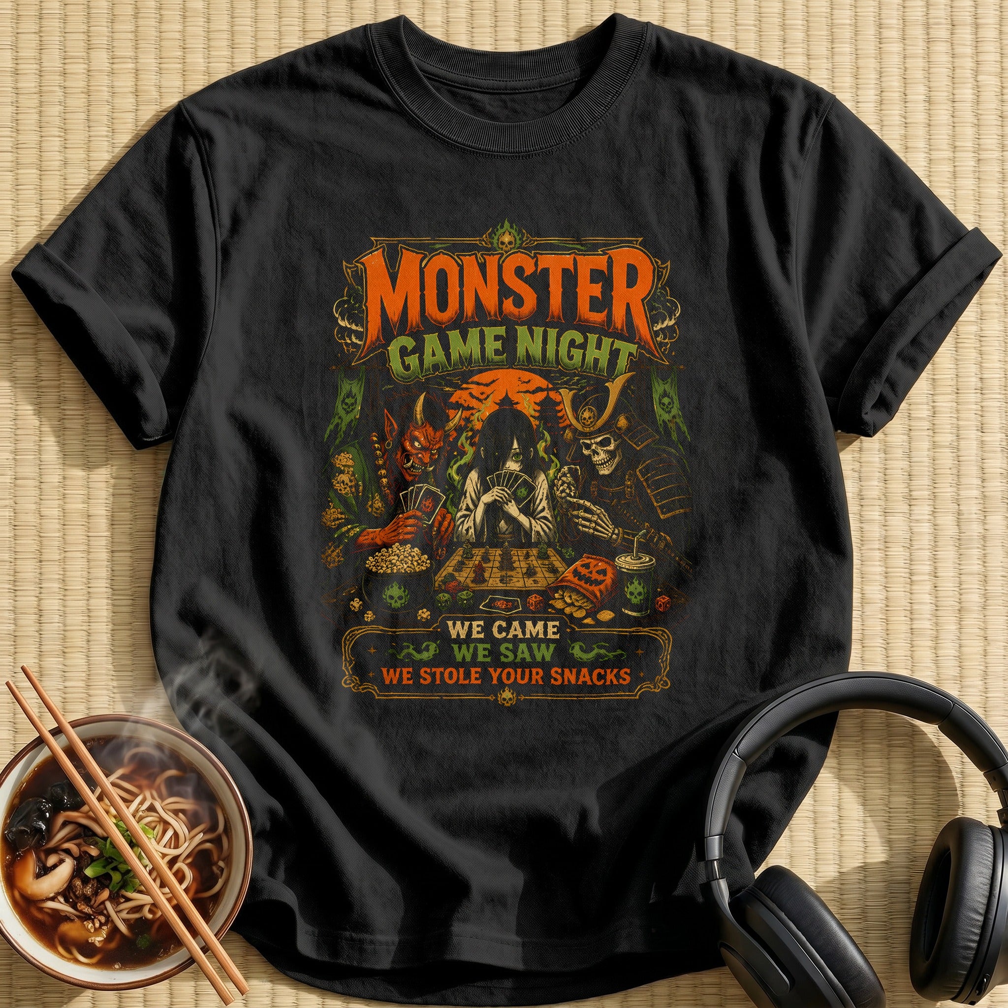 Monster Game Night - Black