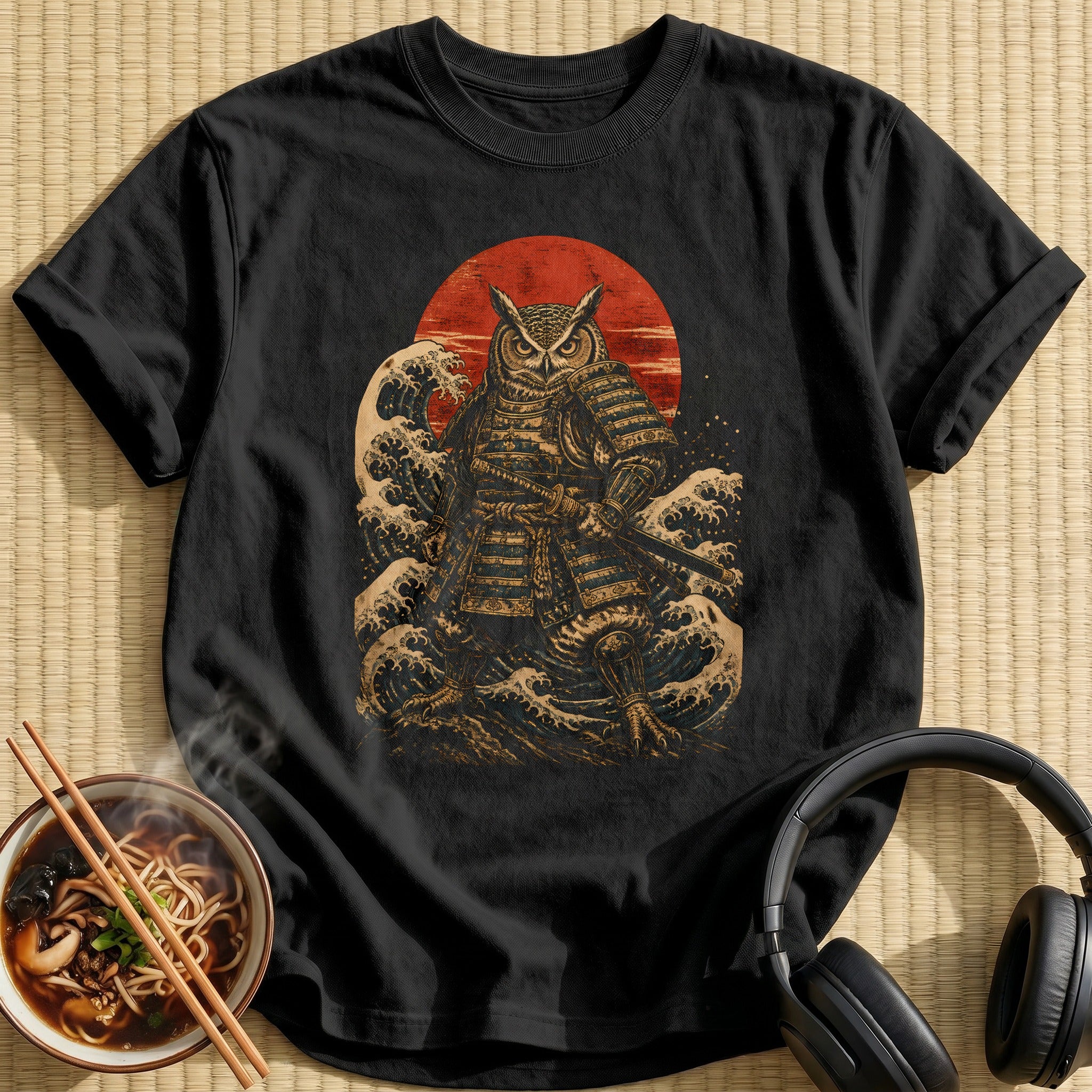 Owl Samurai 17 - Black