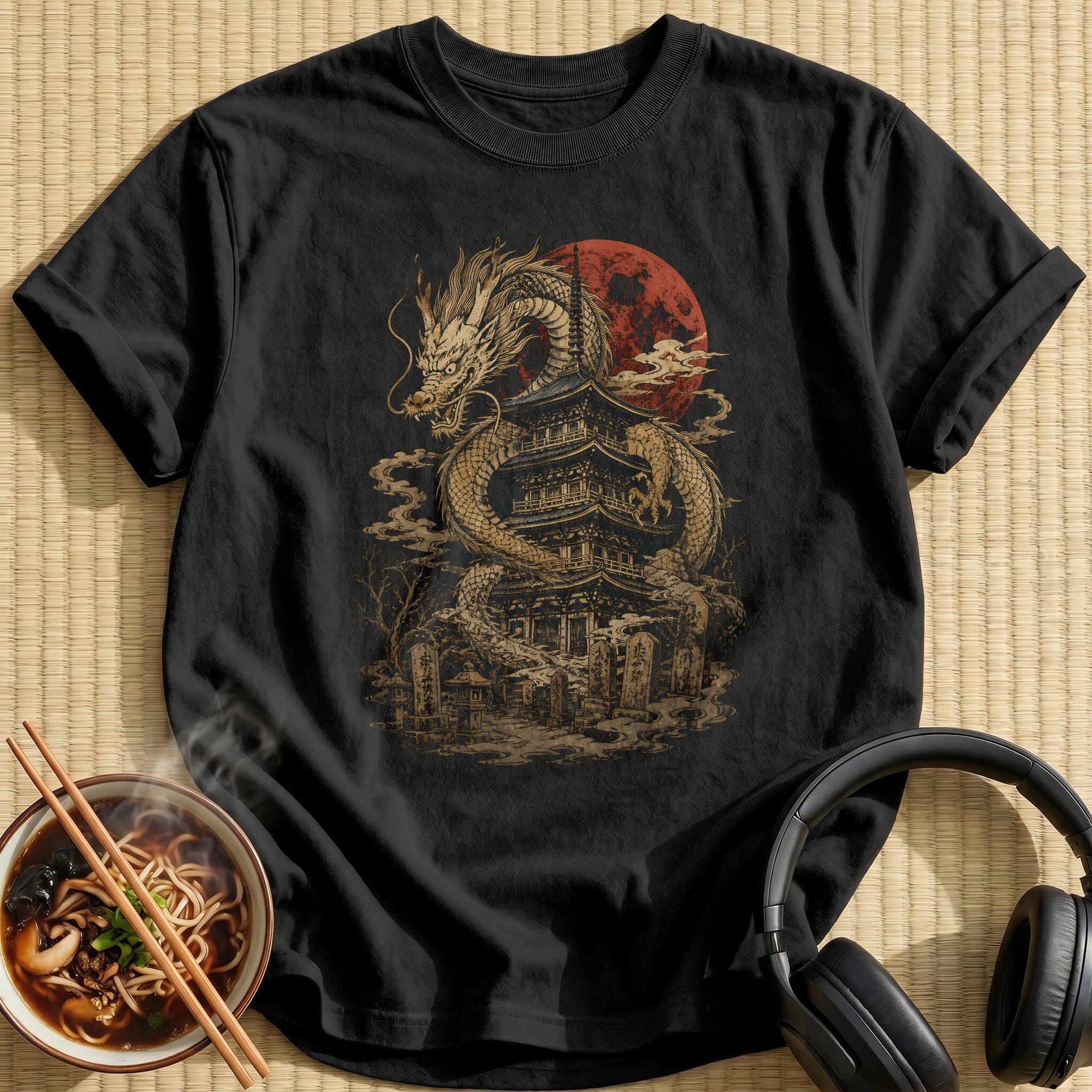 Pagoda Dragon 24 - Black