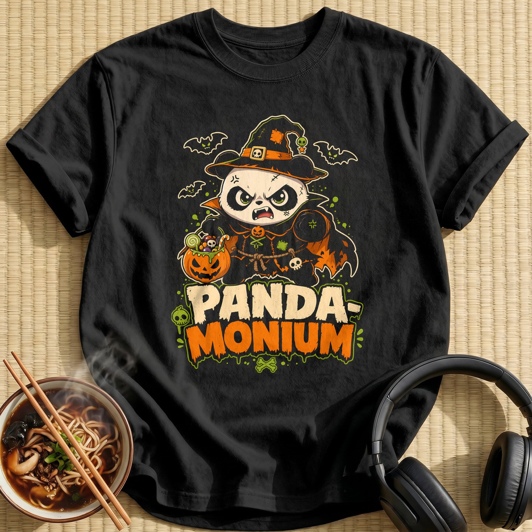 Panda Monium Anime - Black