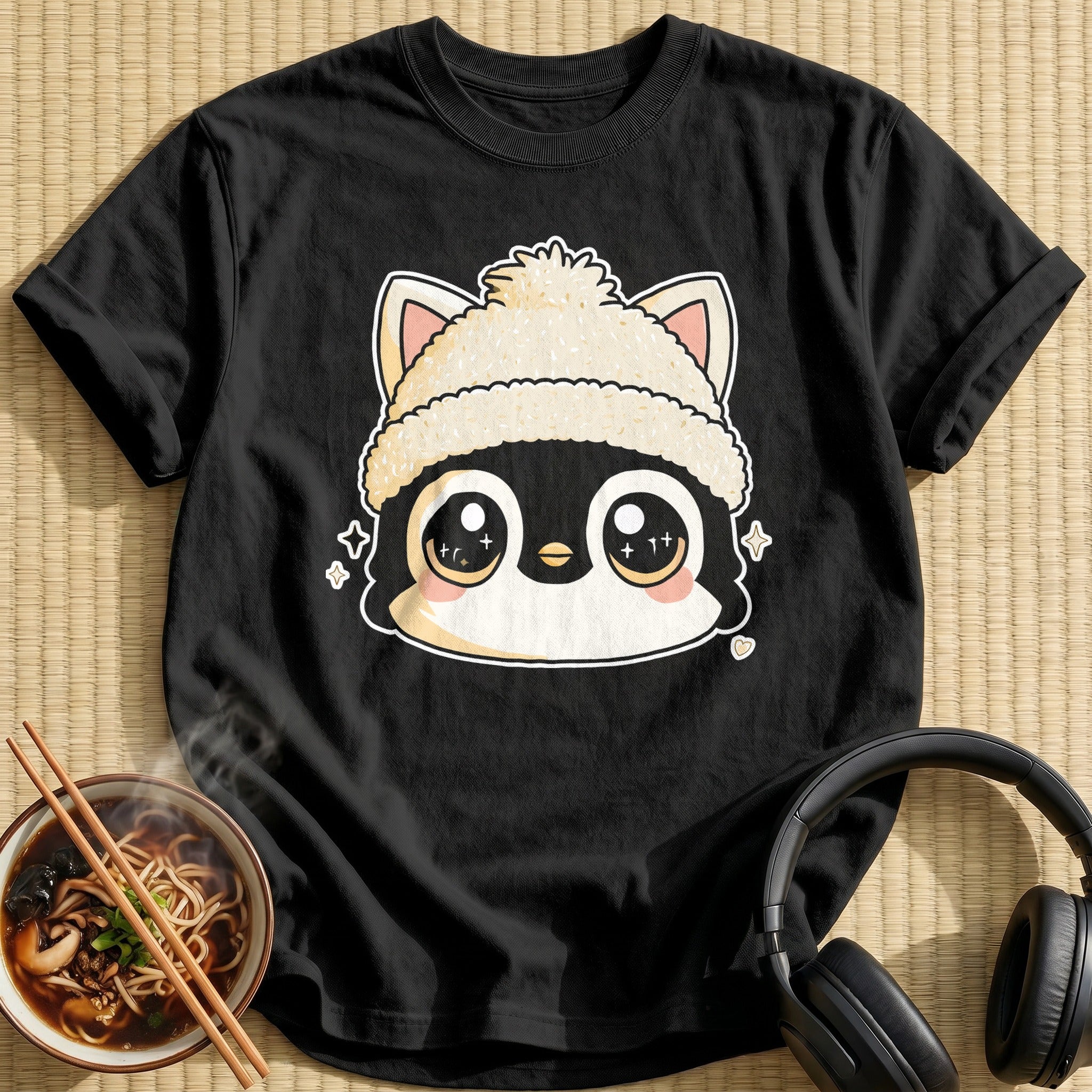 Penguin Cream Beanie