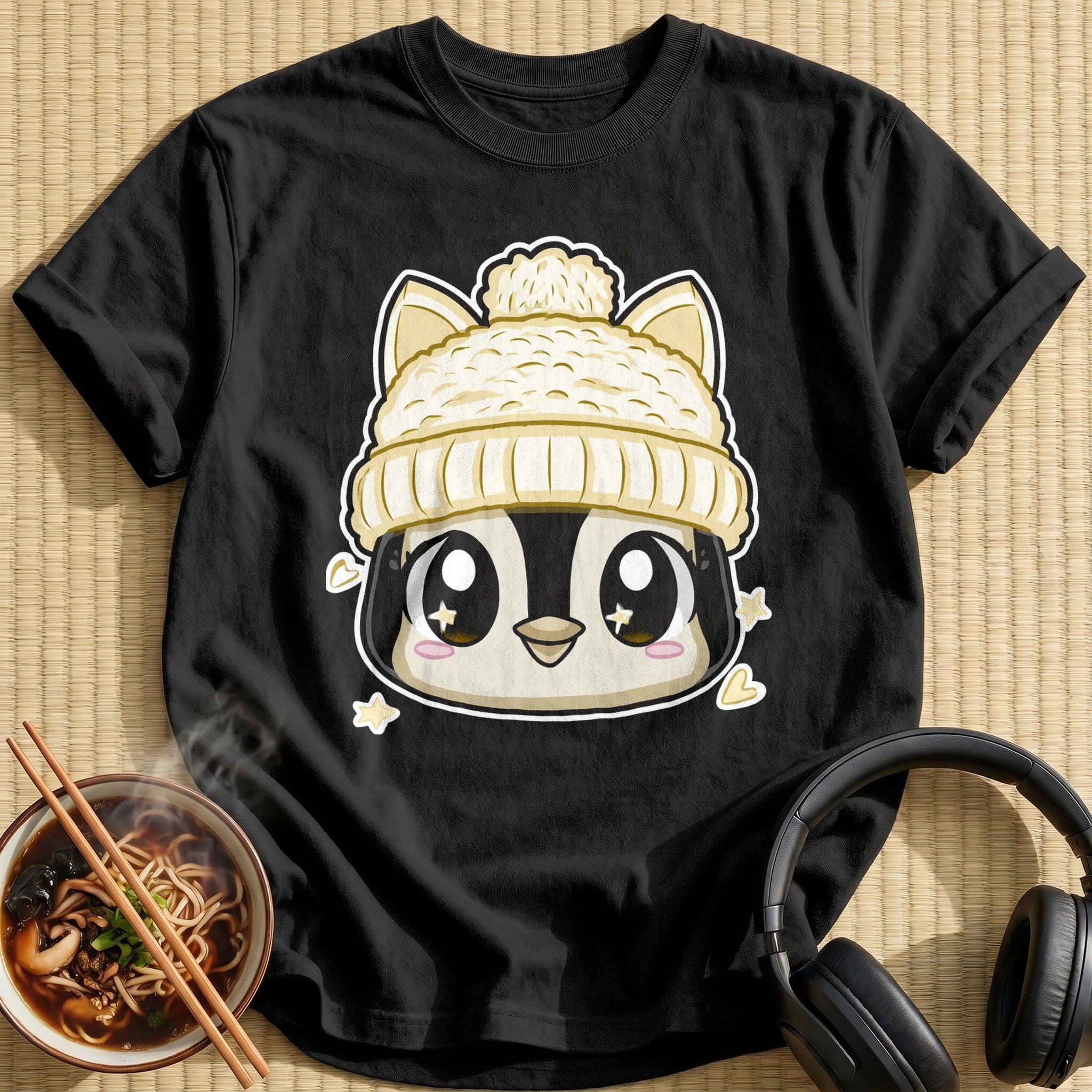 Penguin Cream Beanie