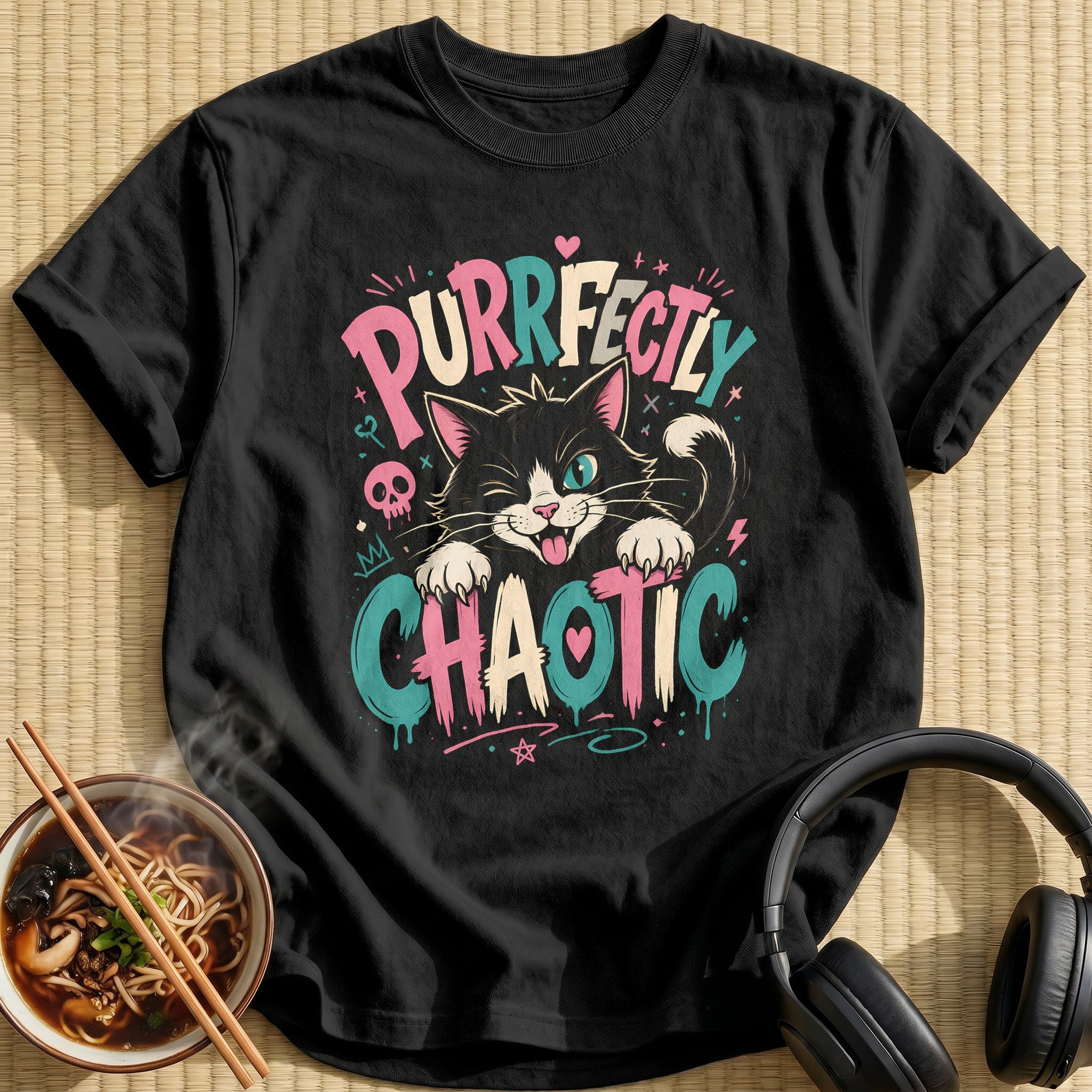 Purrfectly Chaotic 97 - Black
