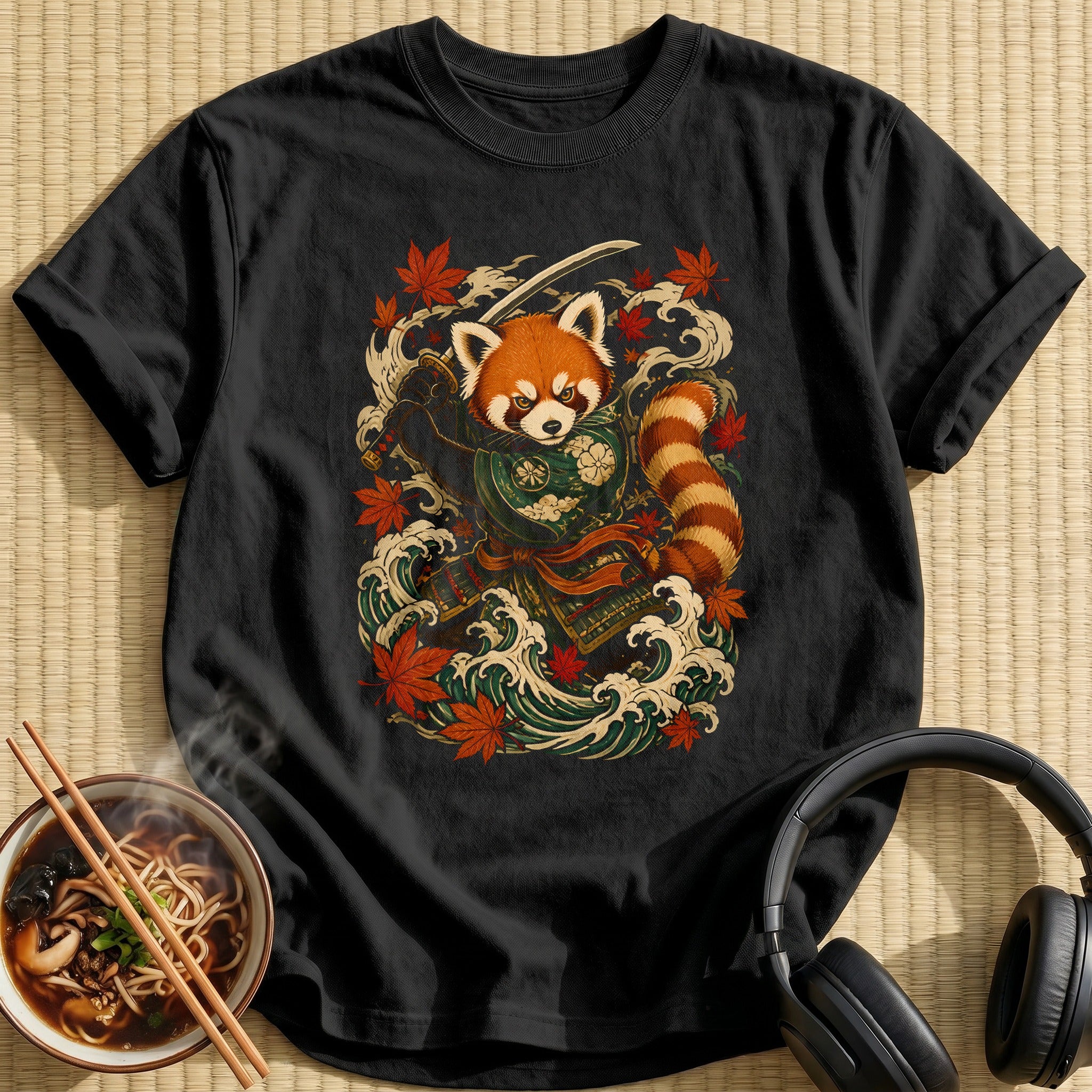 Red Panda Warrior 45 - Black