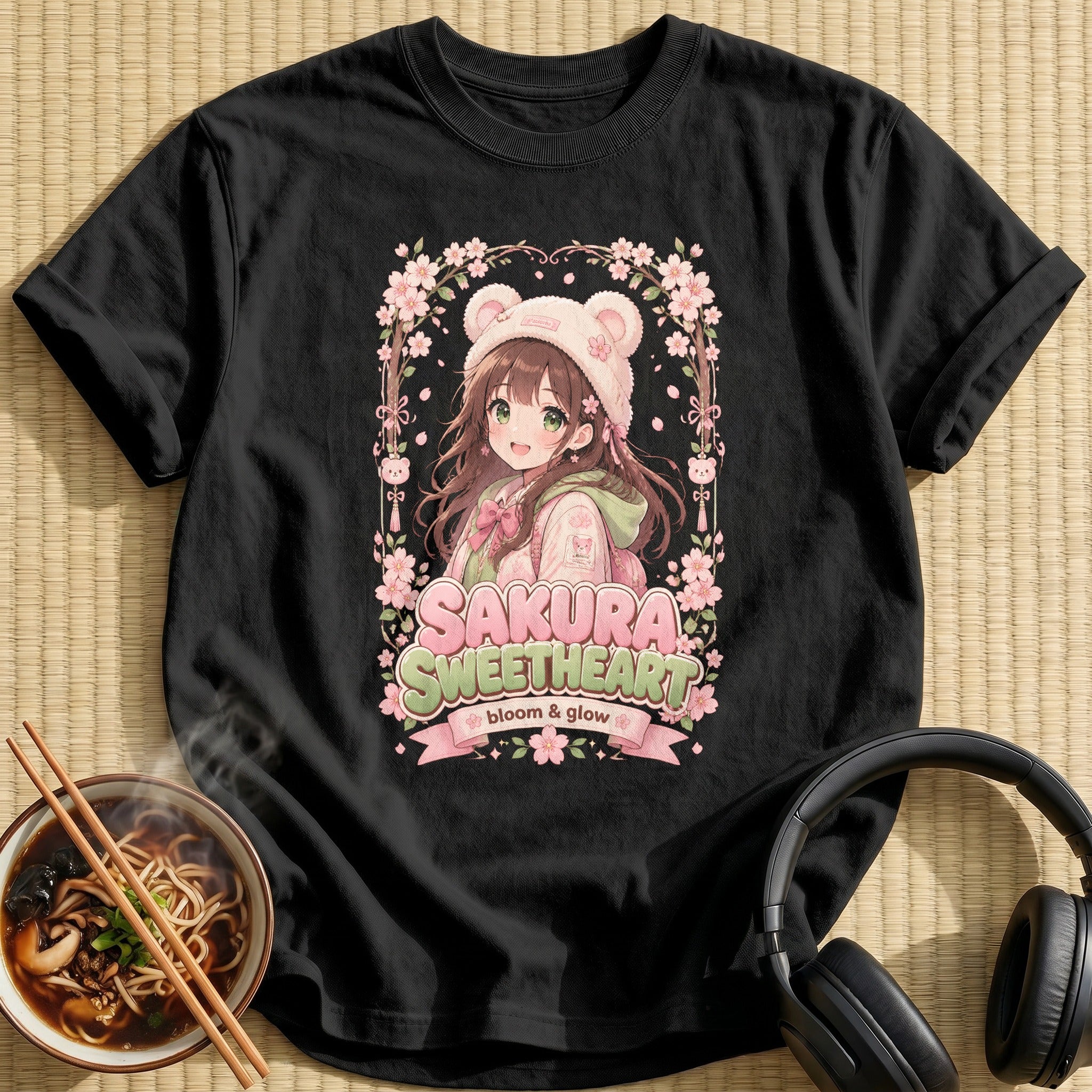 Sakura Sweetheart (soft pink & green)