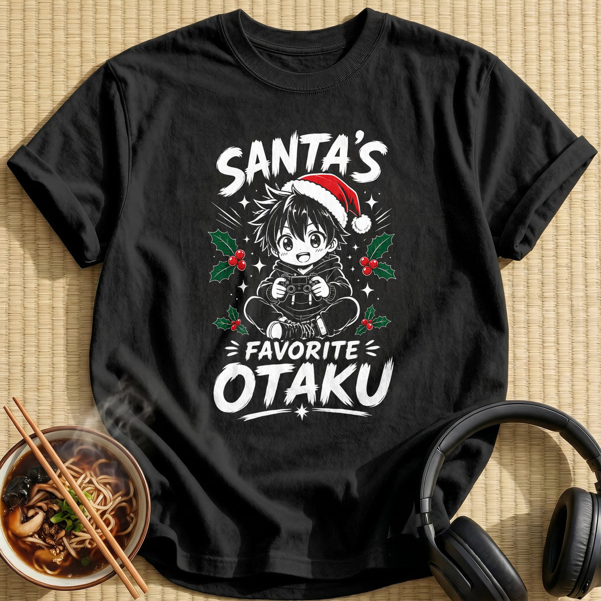Santa's Favorite Otaku 75 - Black