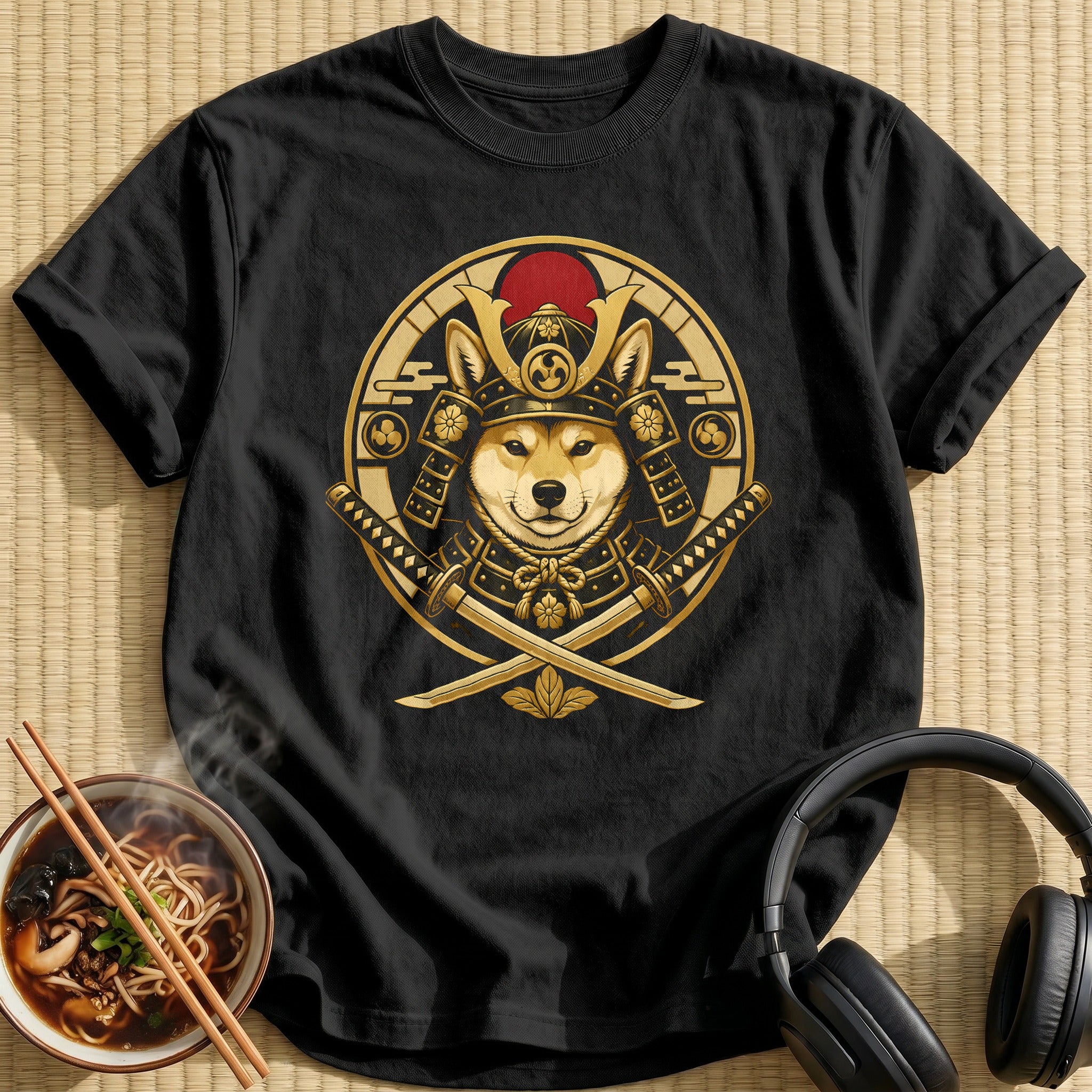 Shiba Inu Crest 82 - Black
