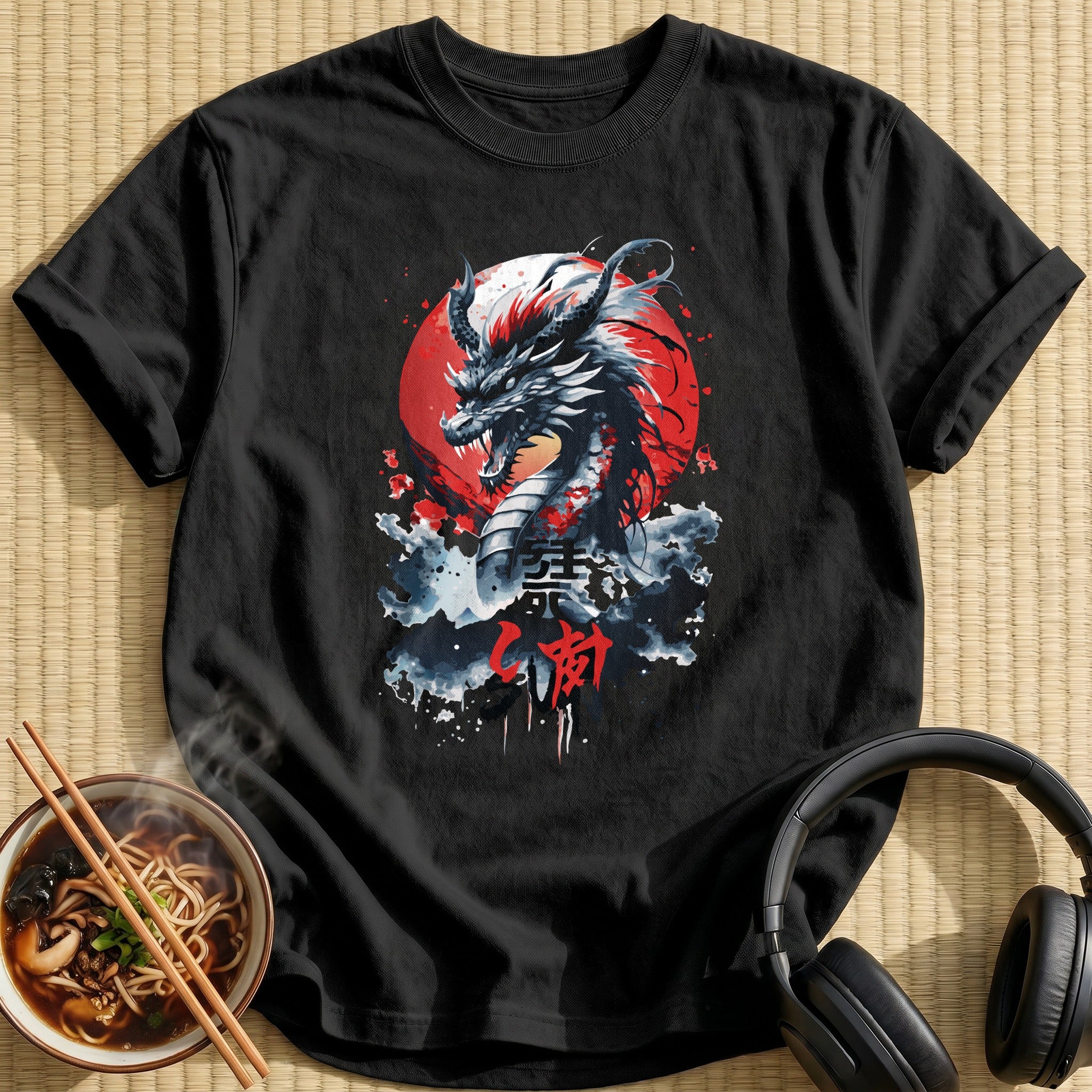 Silver Dragon Red Sun Smoke - Black