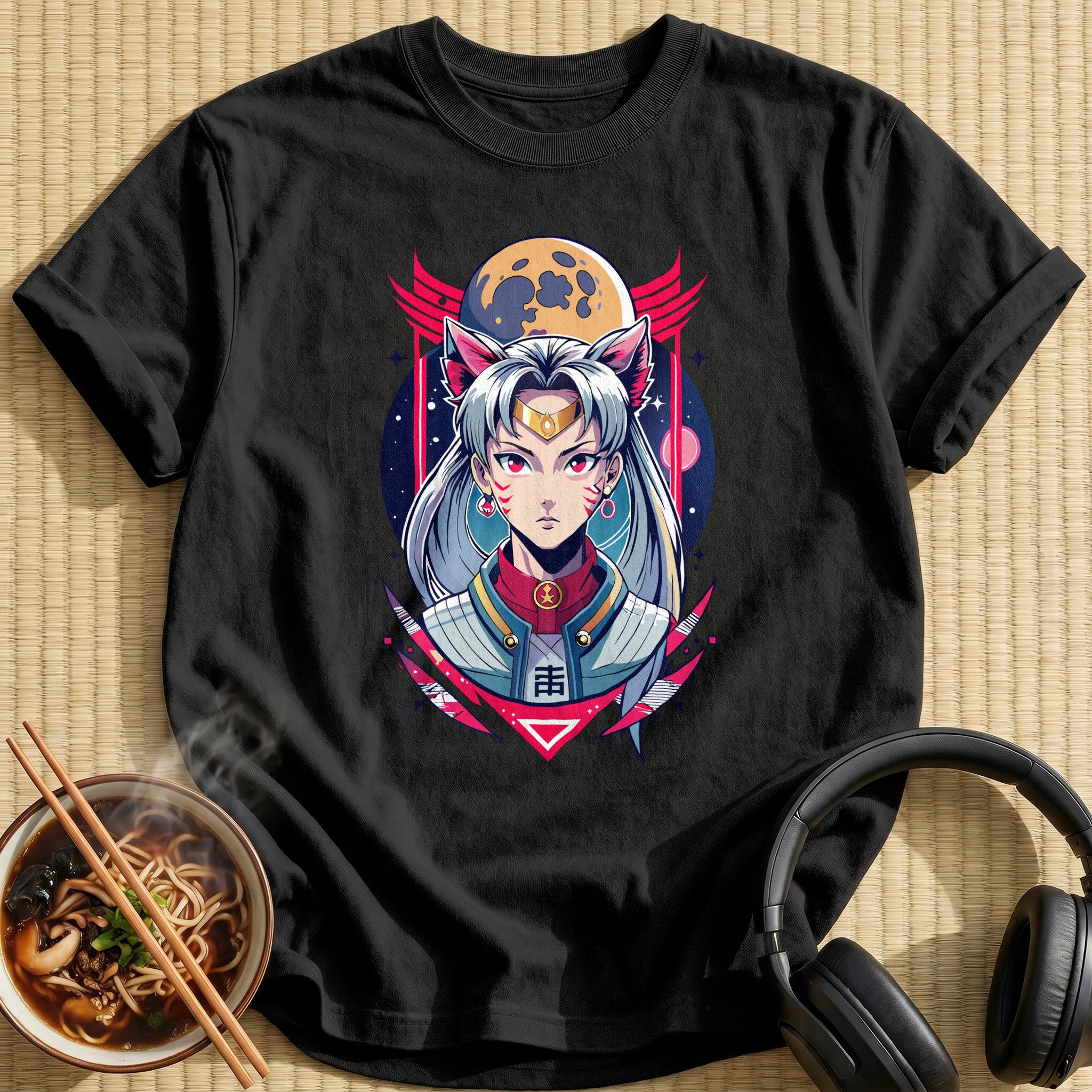 Silver Haired Moon Princess Warrior - Black
