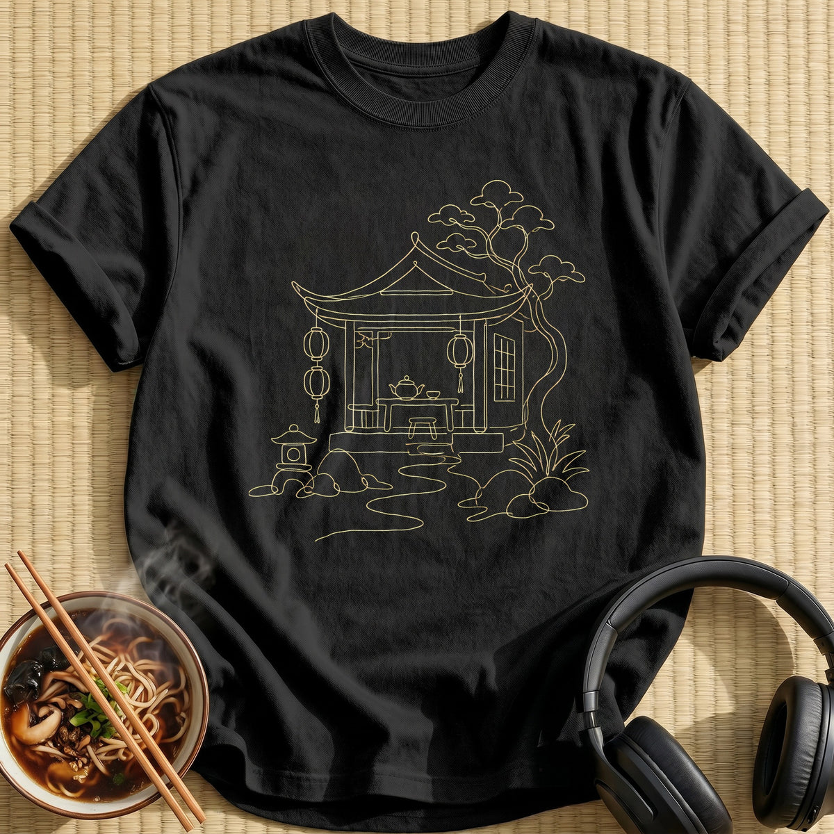 Teahouse Lanterns - Black