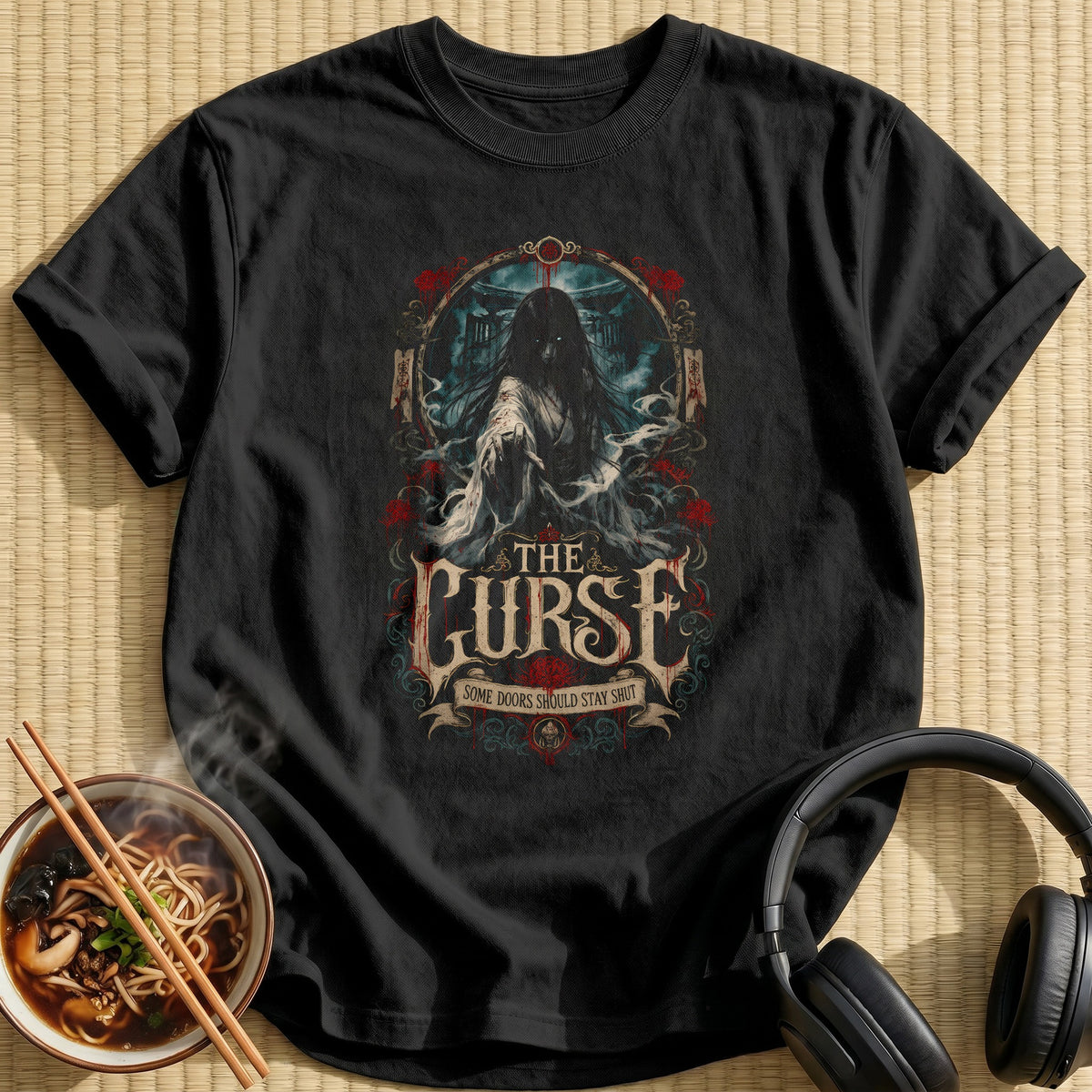 The Curse Anime Yurei - Black