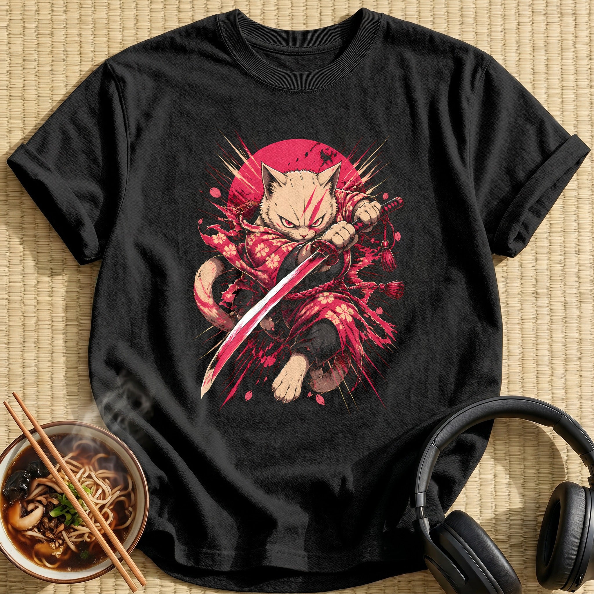 Tt Anime Warrior Cat 12 - Black