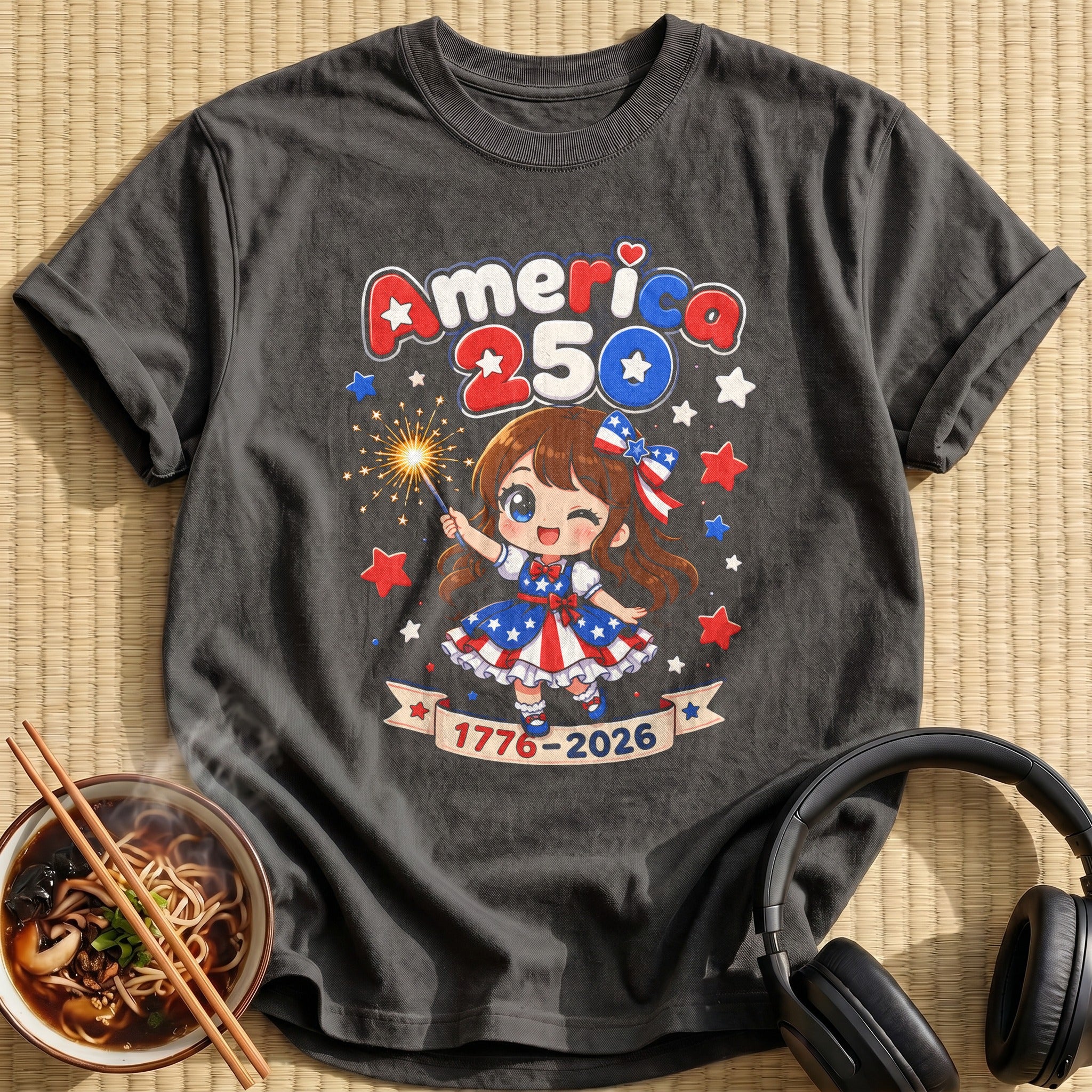 America 250 Chibi Star