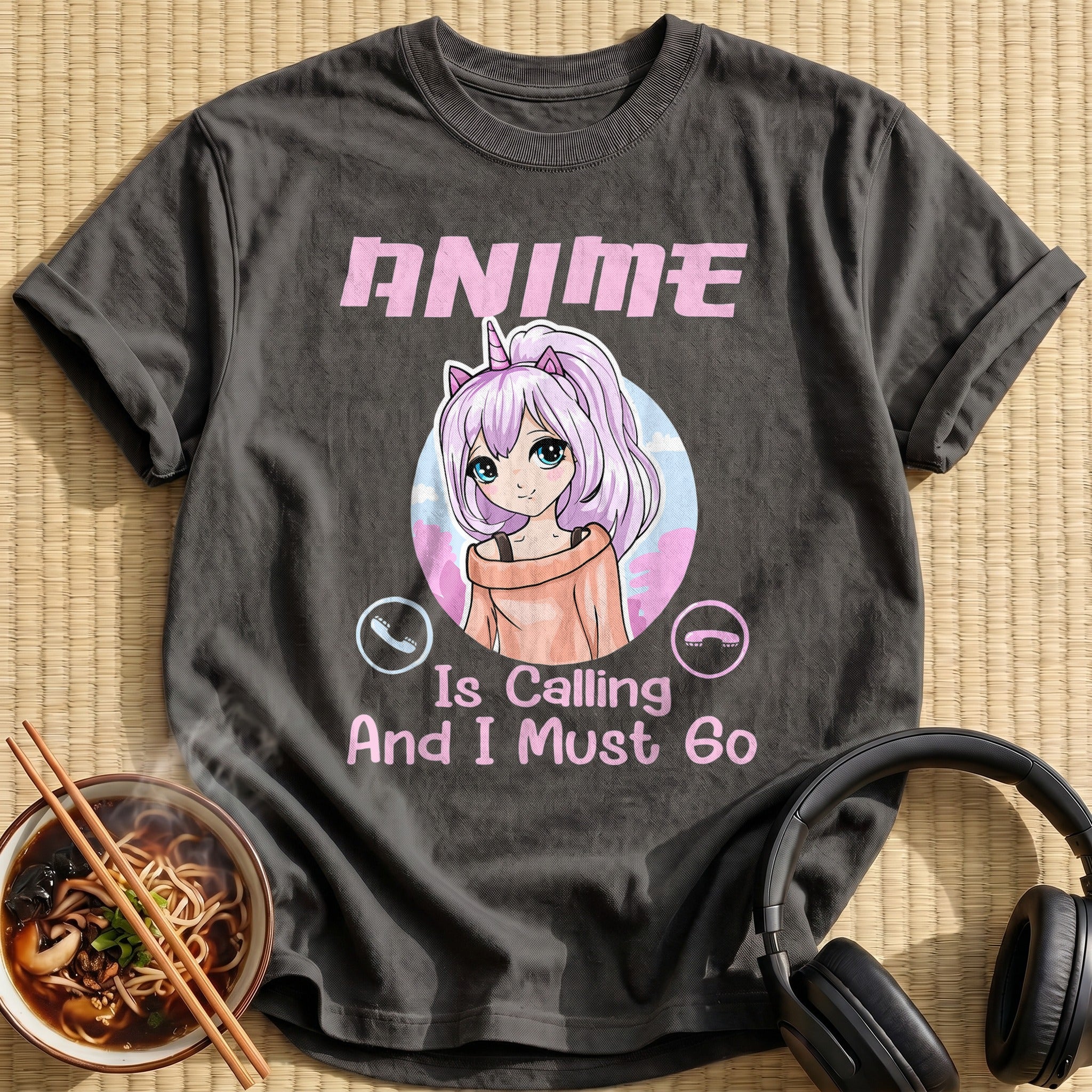 Anime Is Calling Unicorn Girl - Charcoal