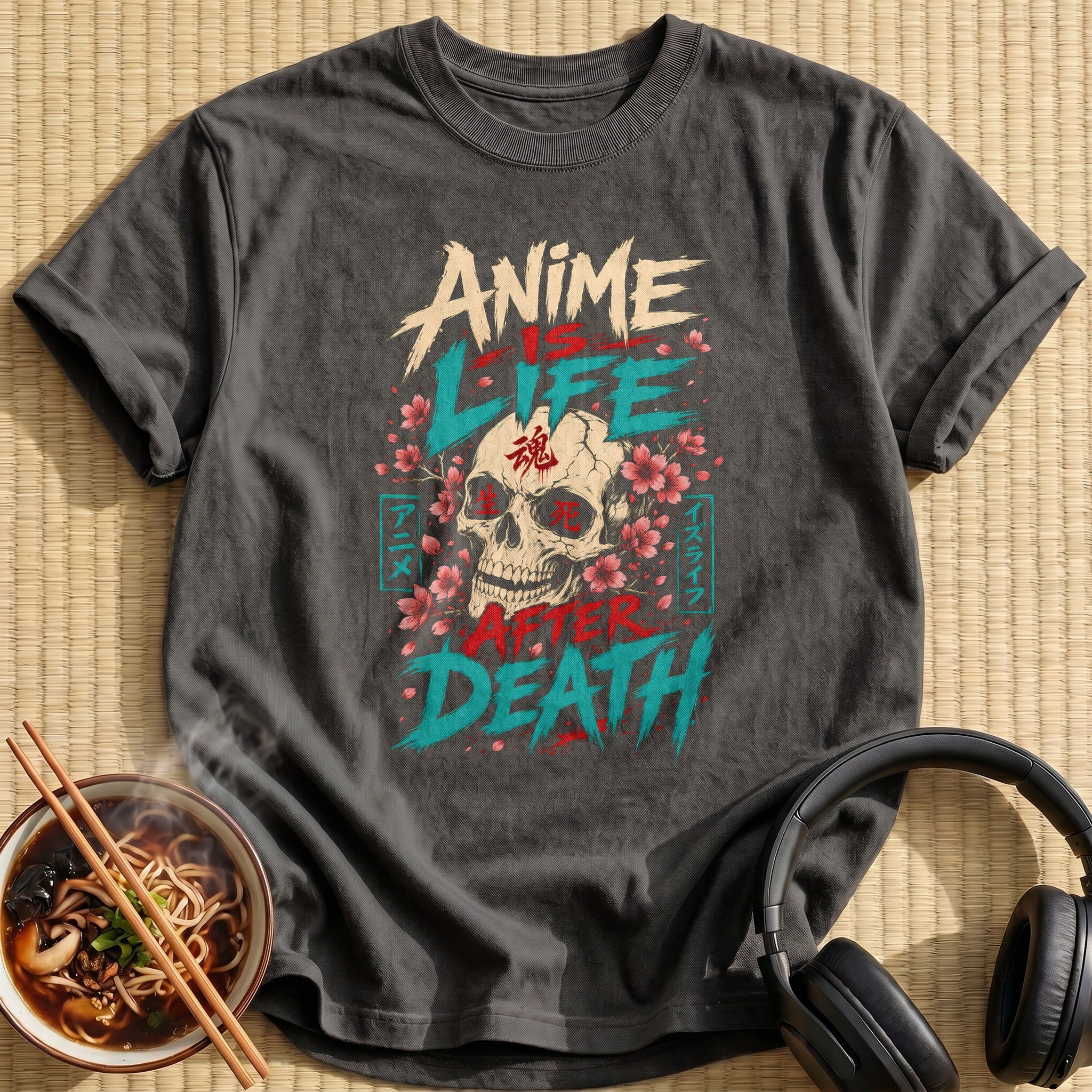 Anime Is Life After Death - Charcoal