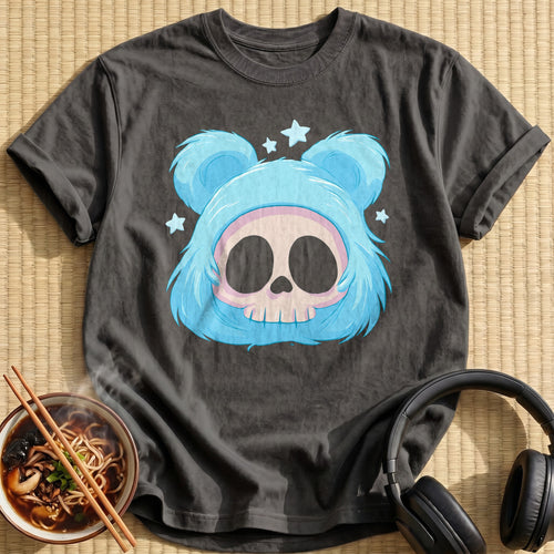 Blue Bear Hood Skull