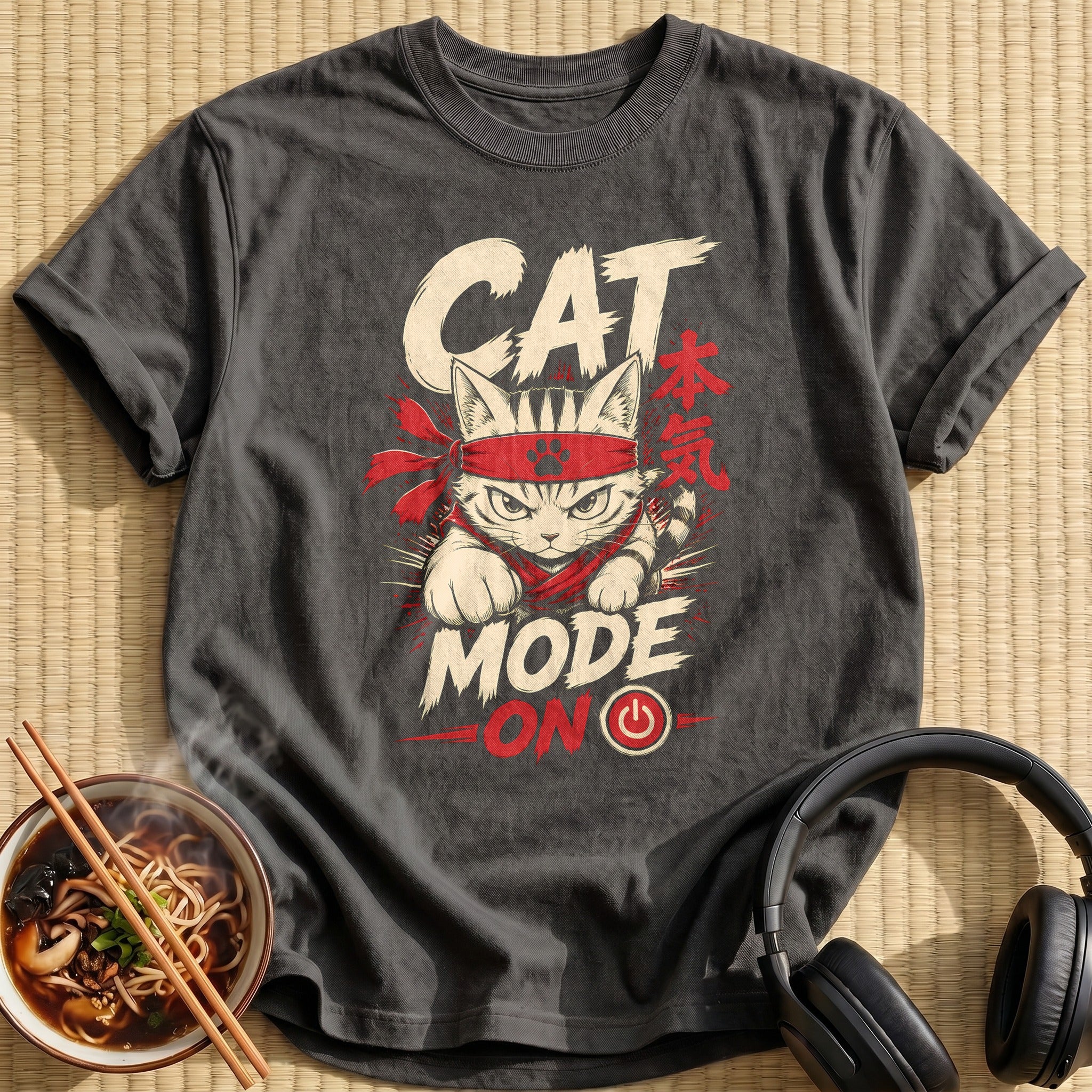 Cat Mode On 74 - Charcoal