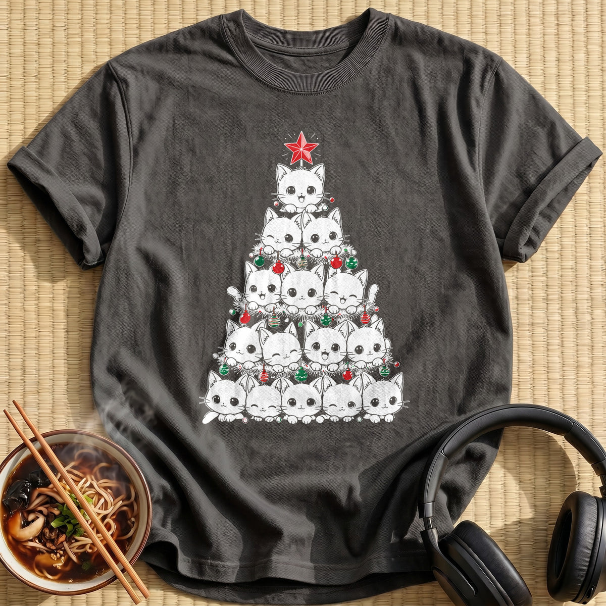 Cat Tree Baubles 35 - Charcoal
