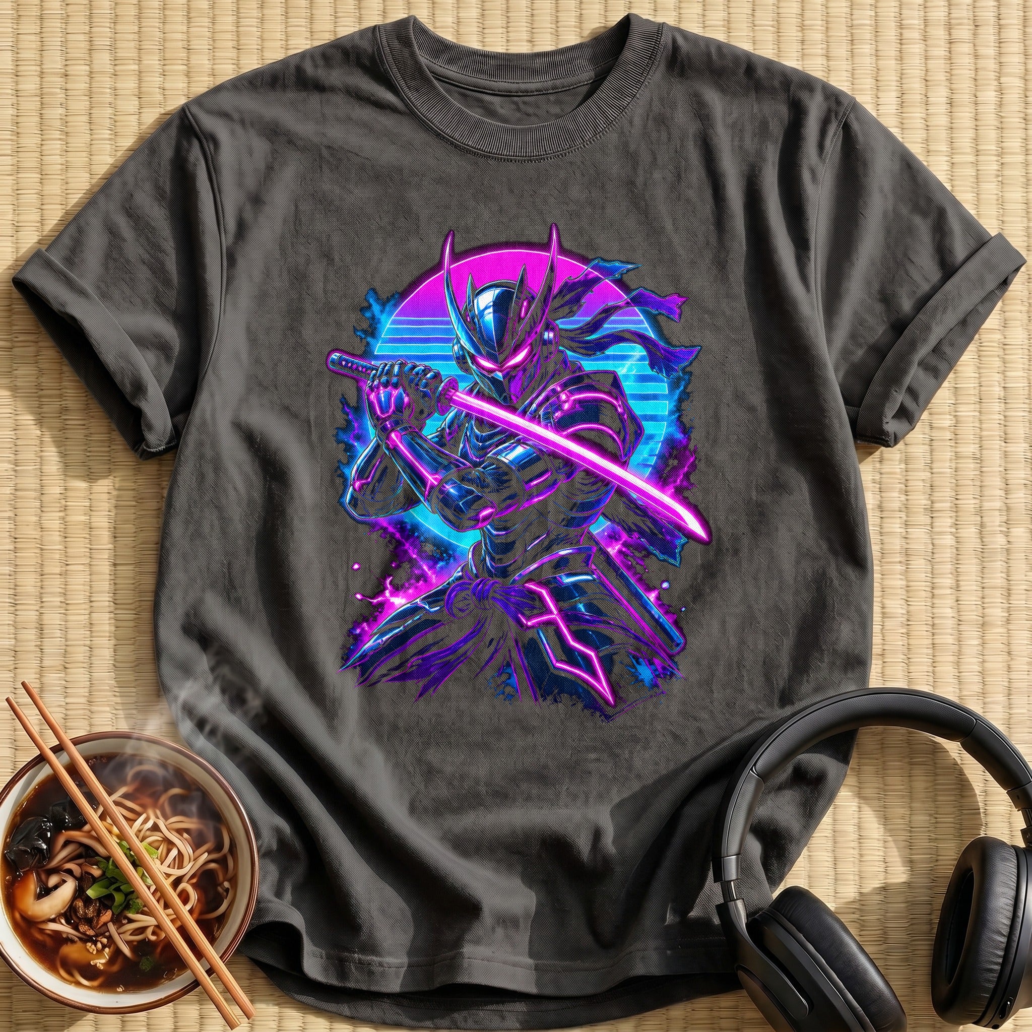 Cyber Samurai 27 - Charcoal