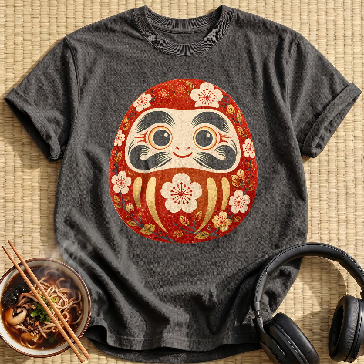 Daruma Folk 18 - Charcoal