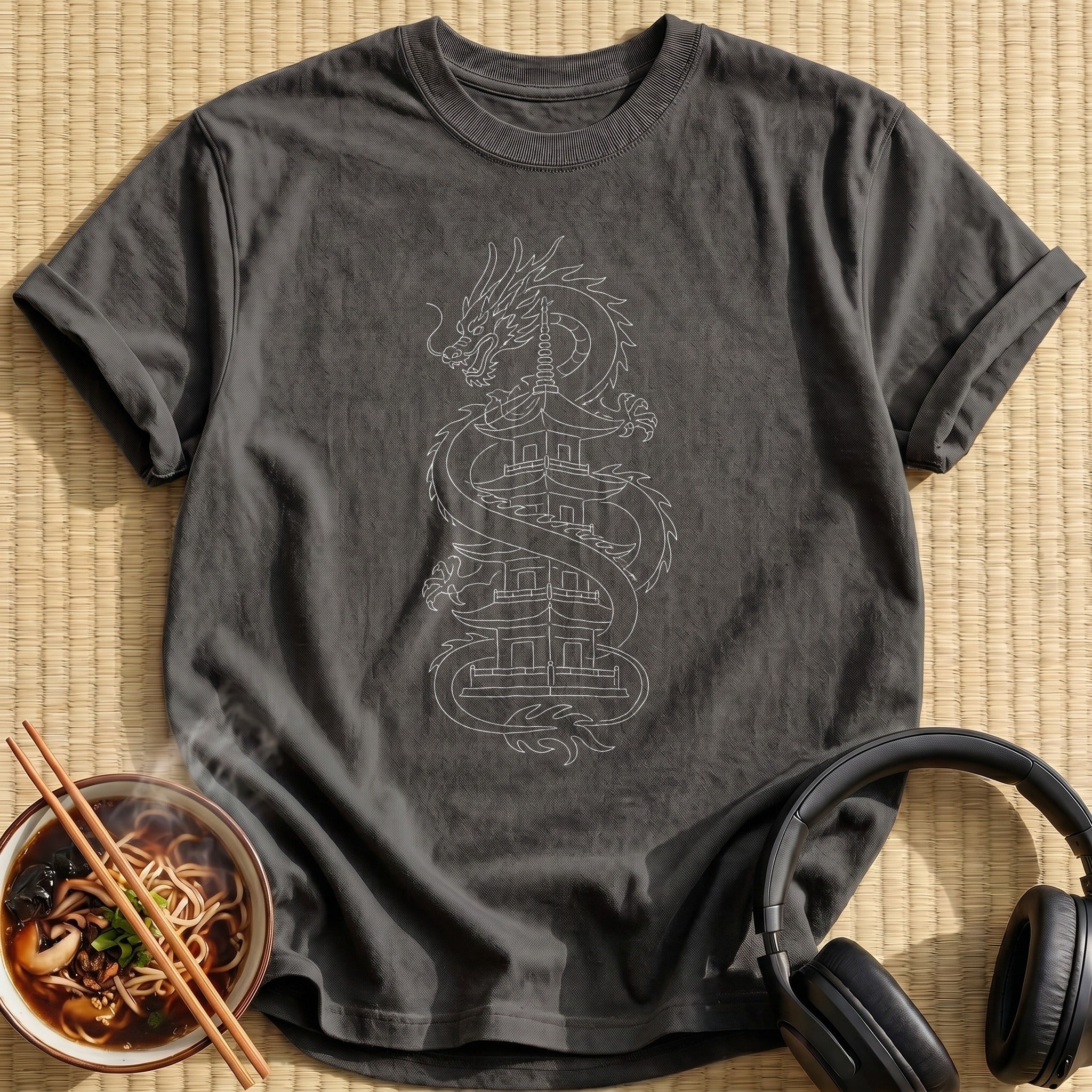 Dragon Pagoda - Charcoal